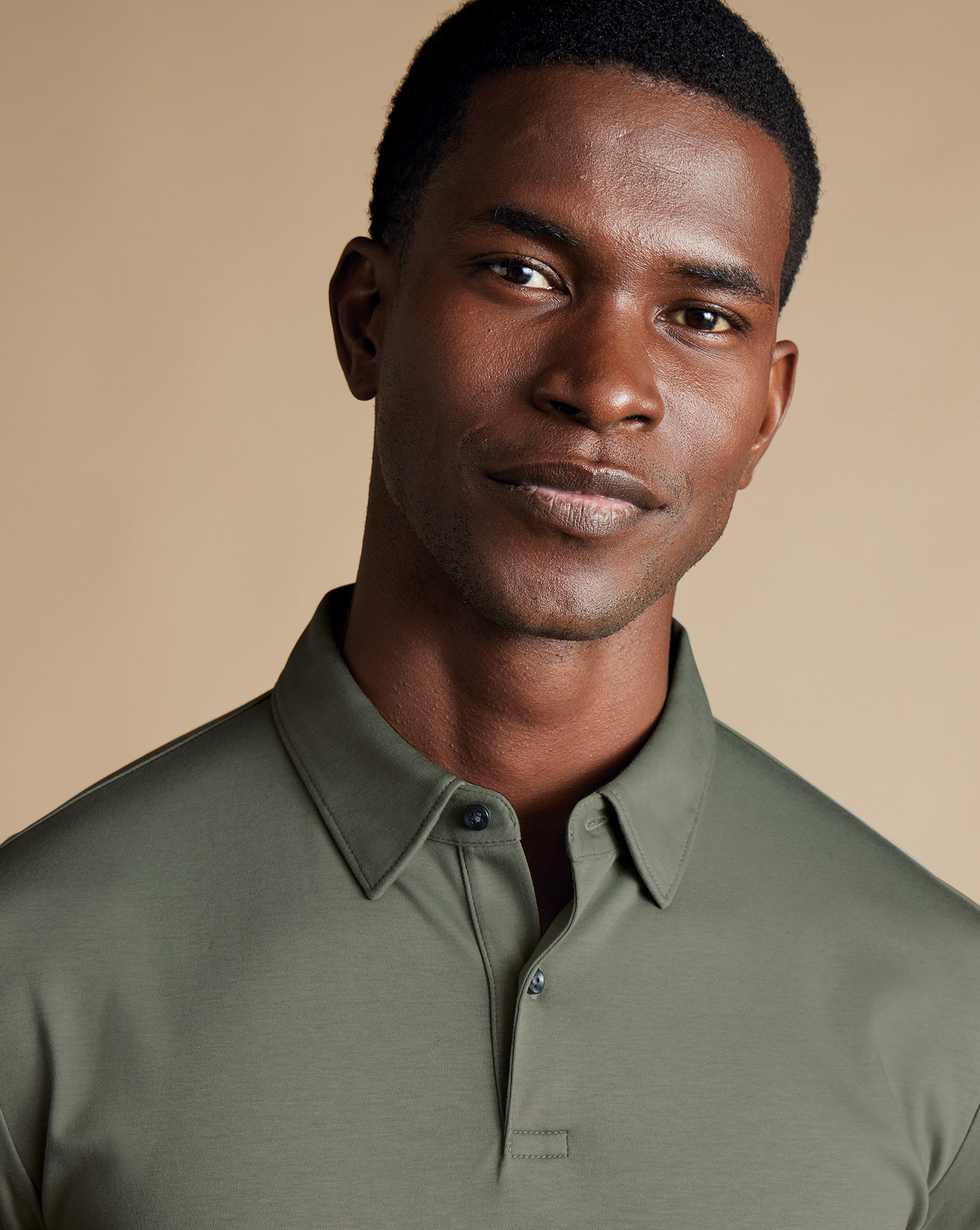 Smart Jersey Polo - Sage Green