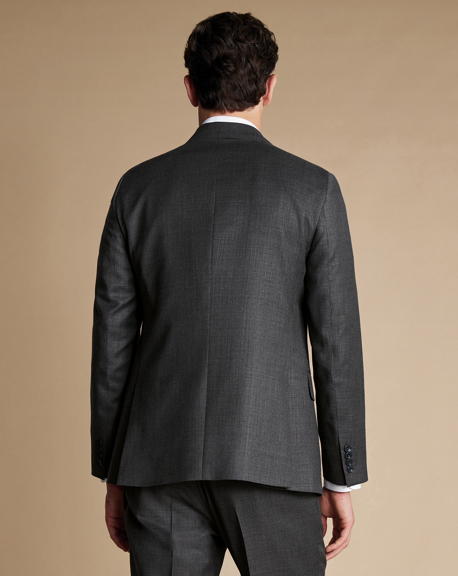 Italian Luxury Suit - Dark Grey