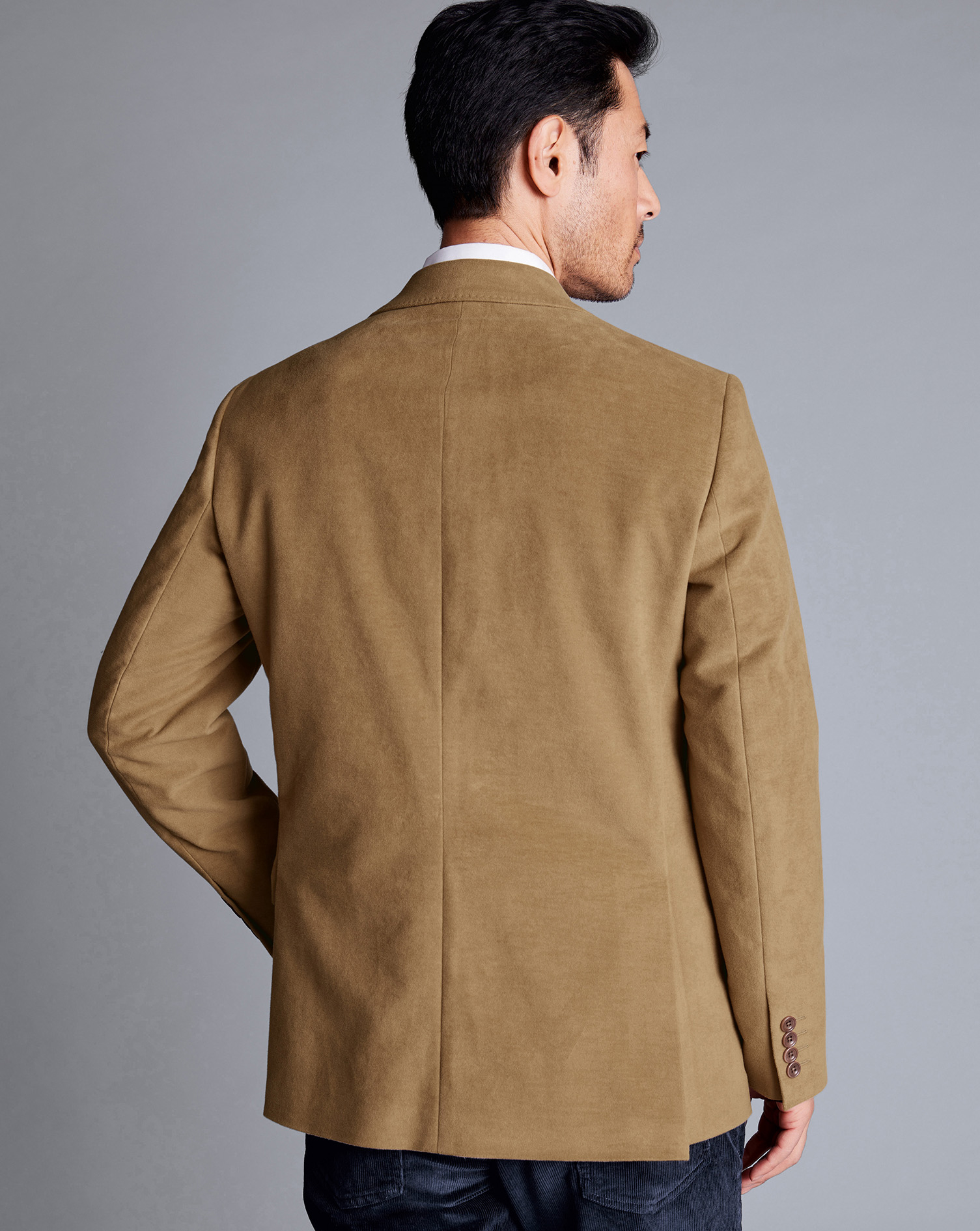 Italian Moleskin Jacket - Tan