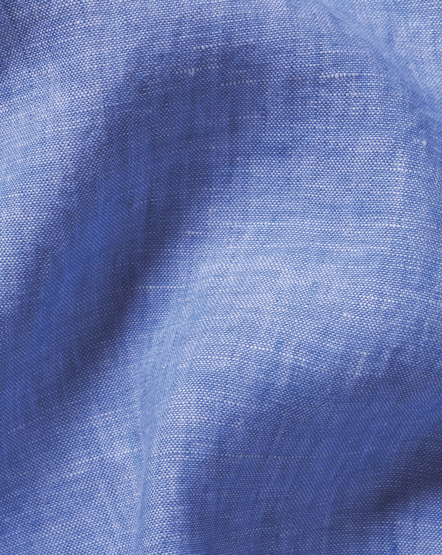 Pure Linen Shirt - Cobalt Blue