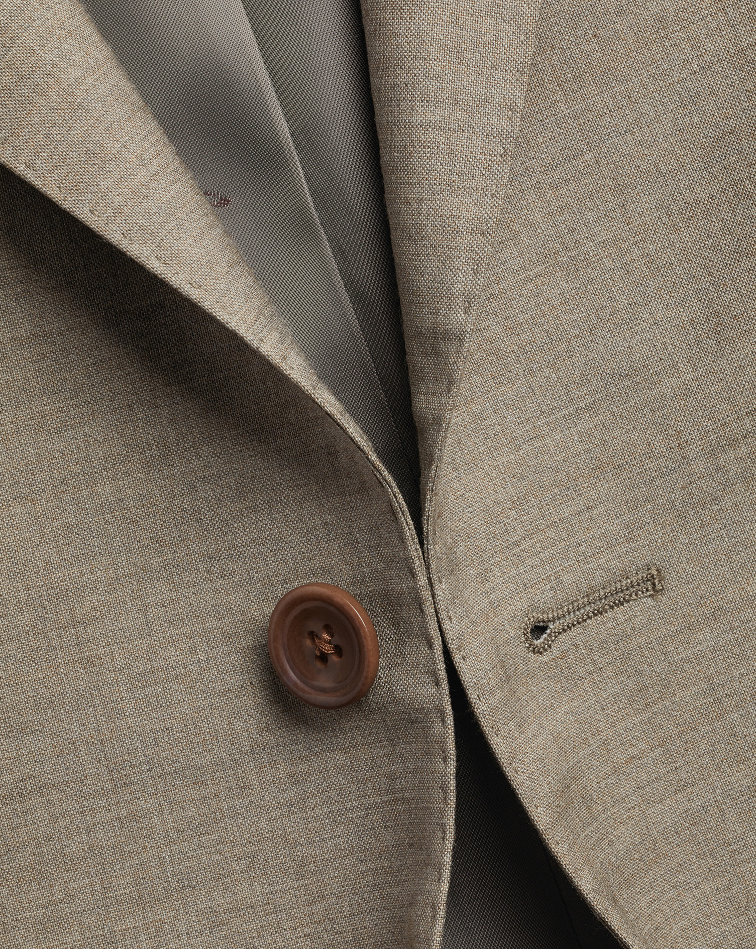 Italian Suit Jacket  - Mocha