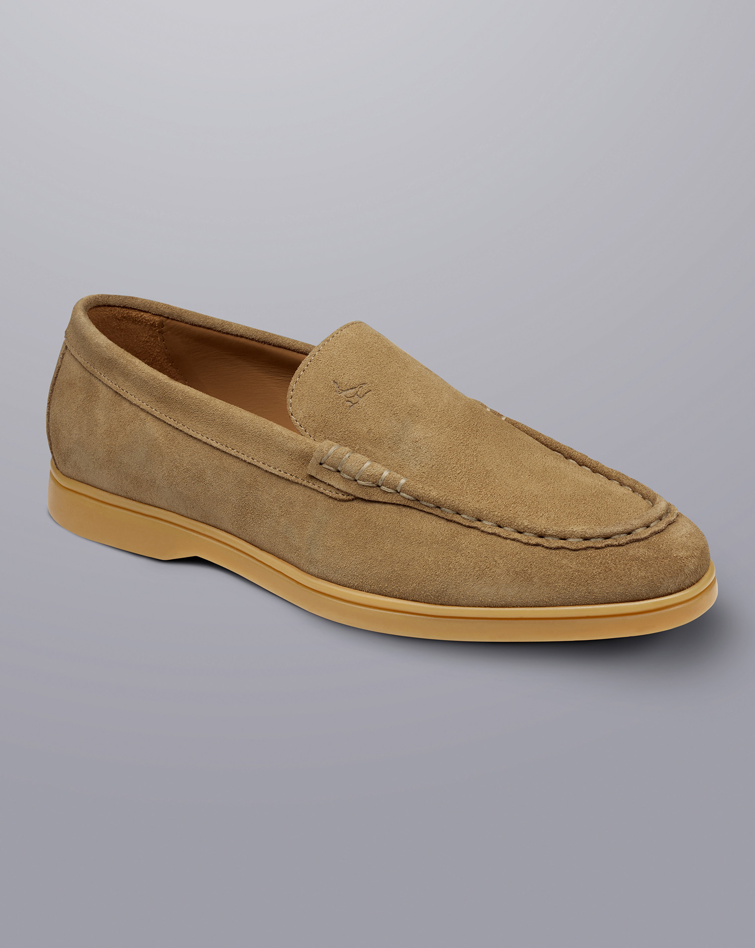 Suede Slip-On Loafer - Dark Sand