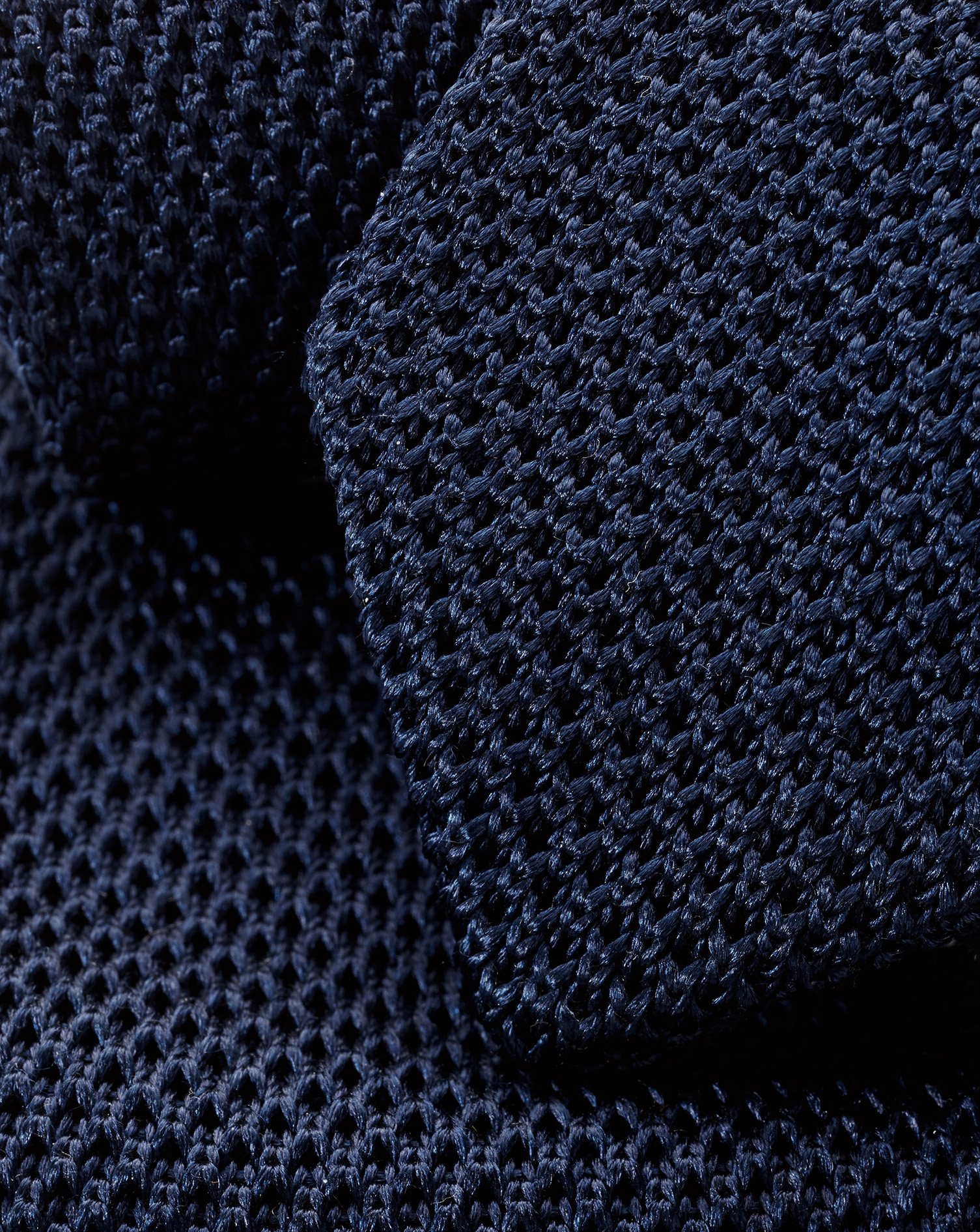 Slim Silk Knitted Tie - Royal Blue