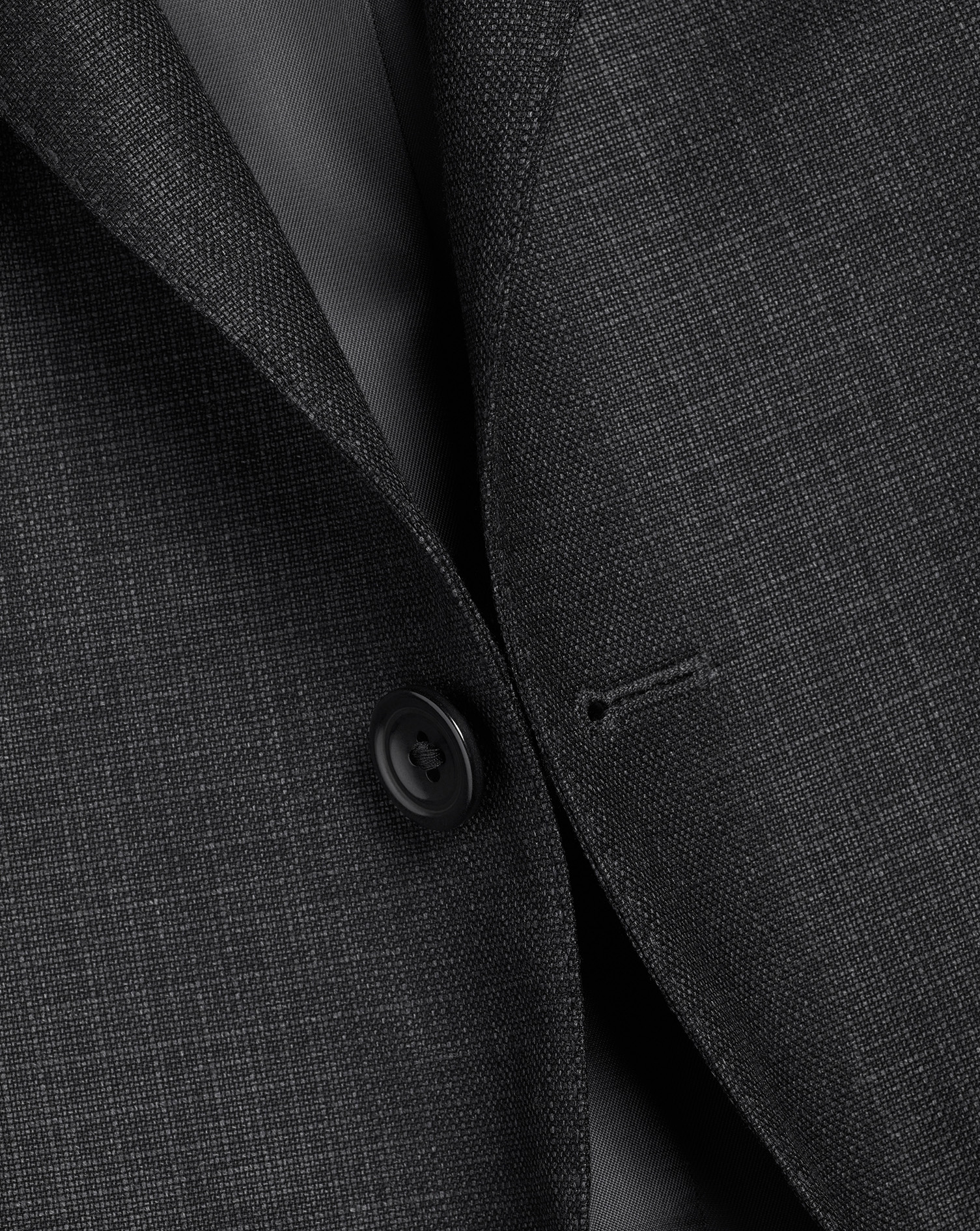 Italian Luxury Suit - Charcoal Grey