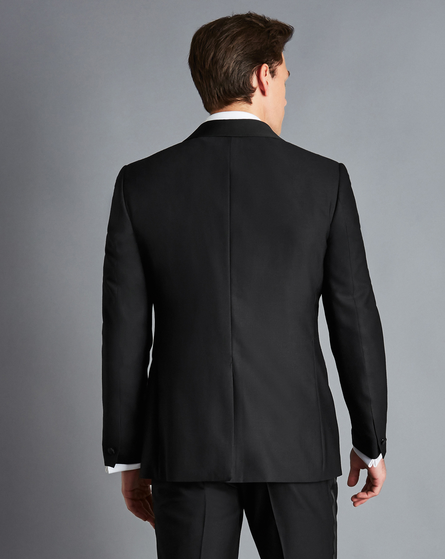 Shawl Lapel Dinner Suit Jacket - Black