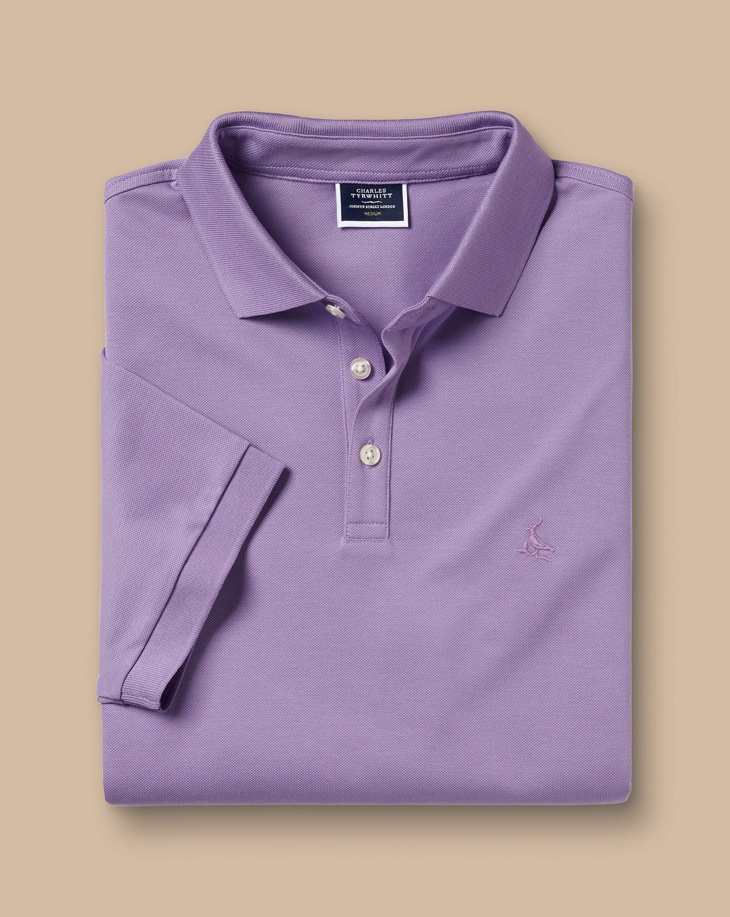 Tyrwhitt Pique Polo - Lilac Purple