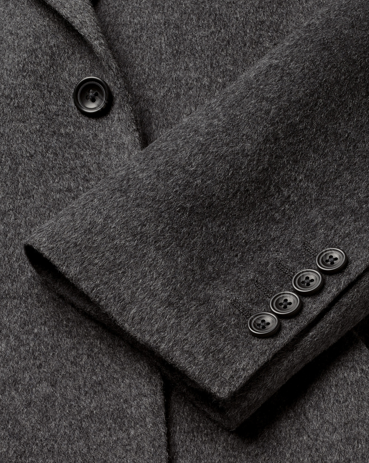 Wool Overcoat - Dark Grey