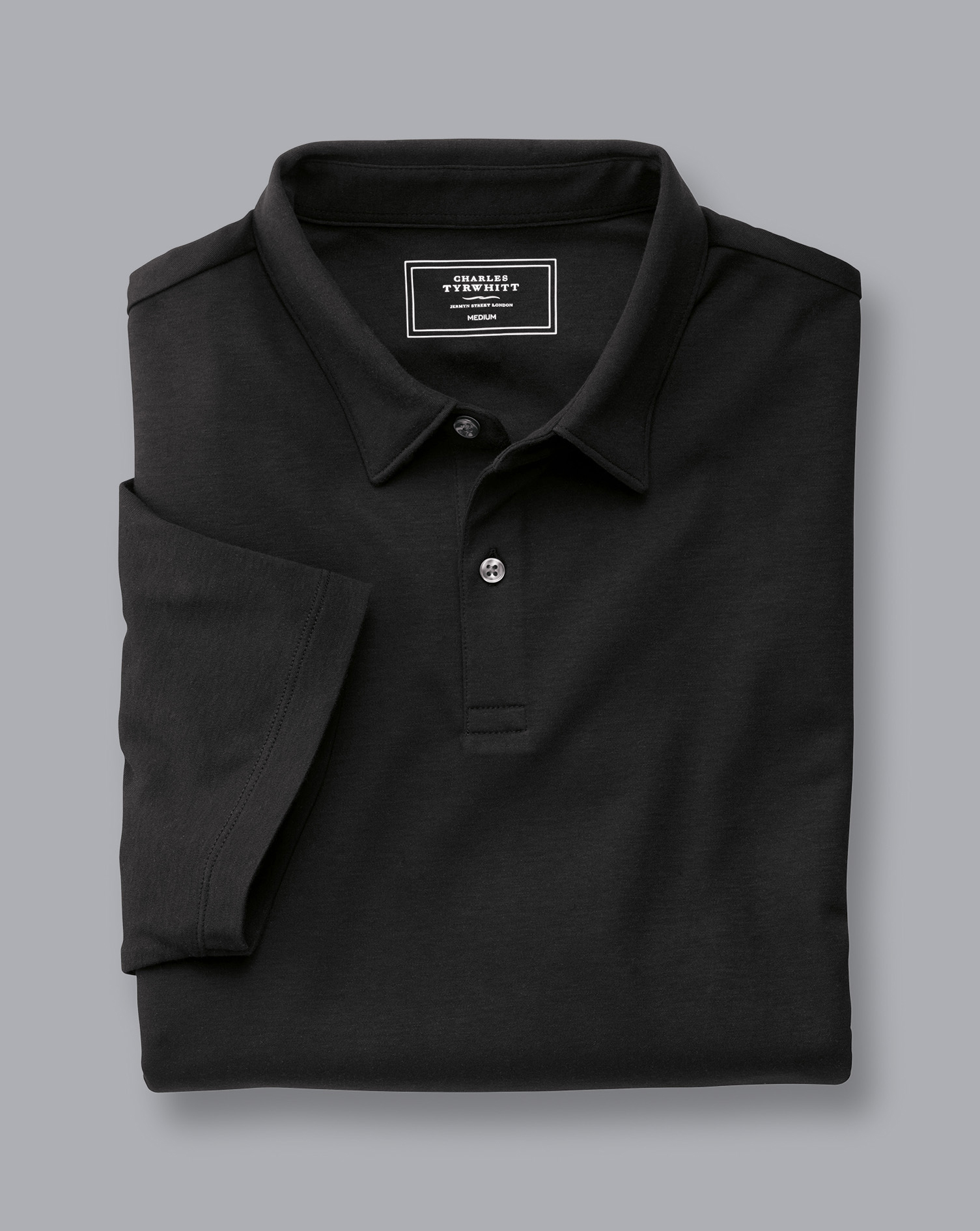 Smart Jersey Polo - Black