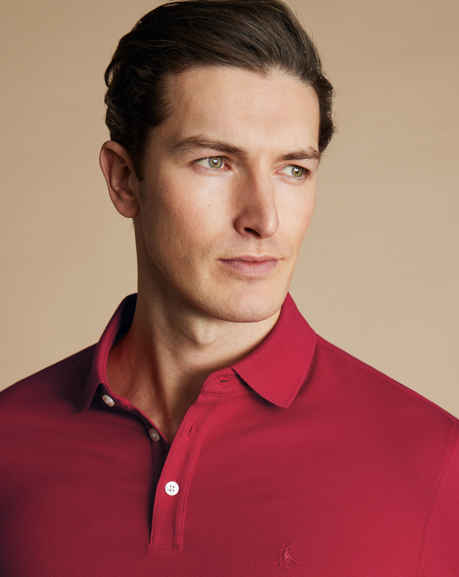 Tyrwhitt Pique Polo - Red