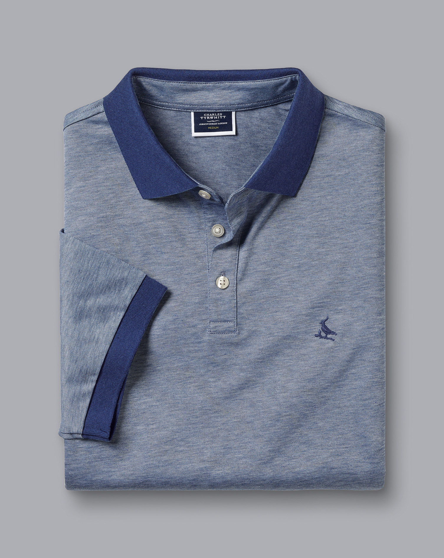 Birdseye Pique Polo - Royal Blue