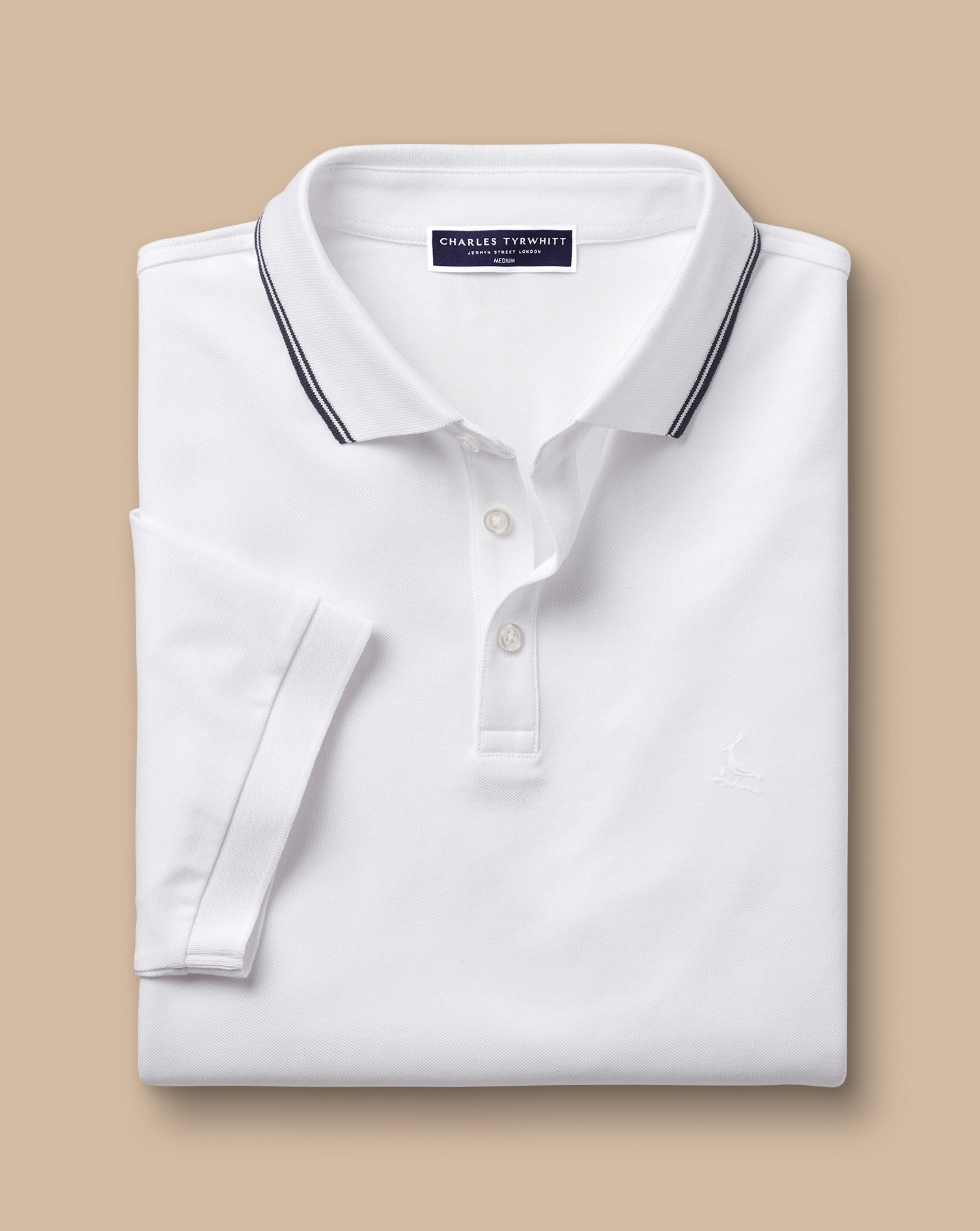 Tyrwhitt Pique Polo - White