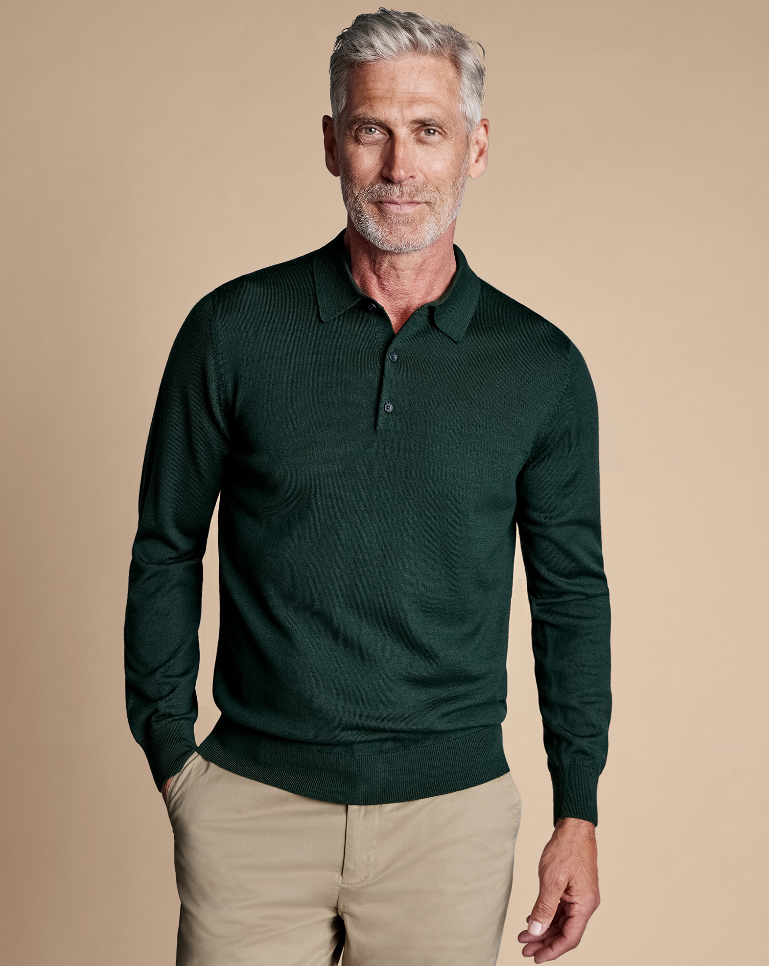 Charles tyrwhitt long shop sleeve polo shirts