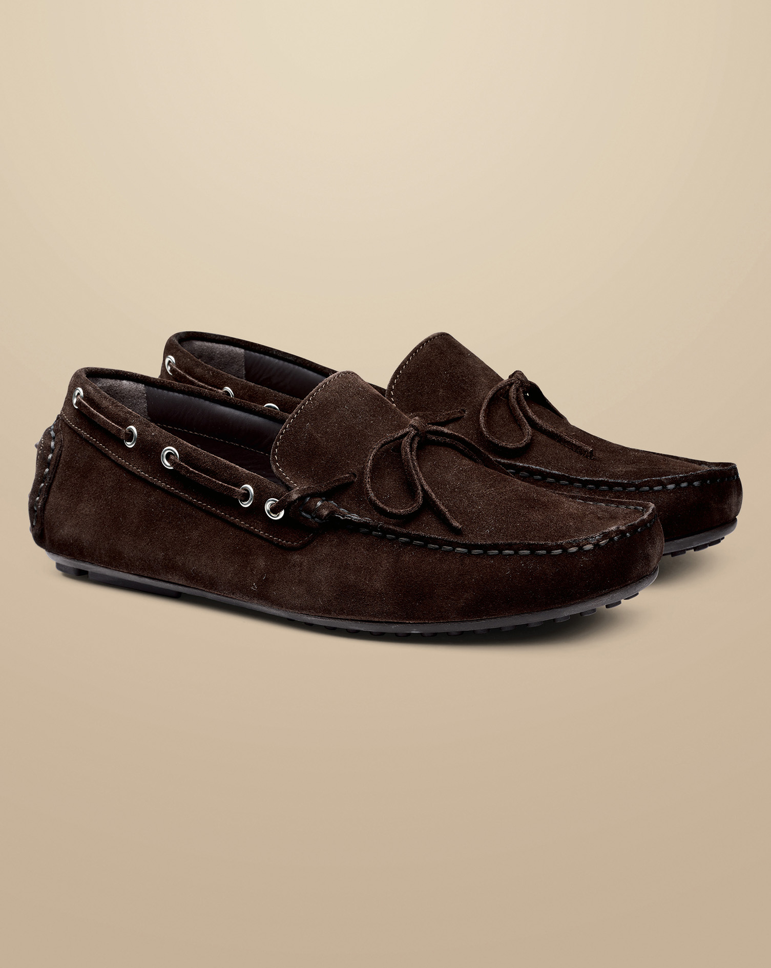 Suede Driving Loafer - Dark Chocolate