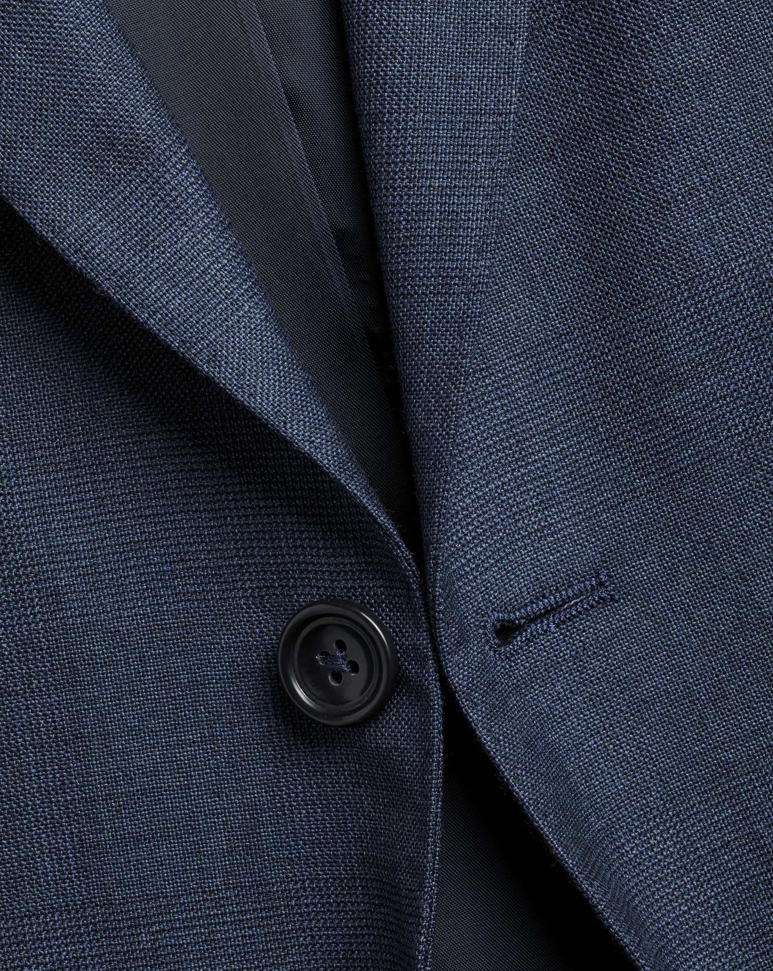 Prince Of Wales Suit Jacket - Heather Blue