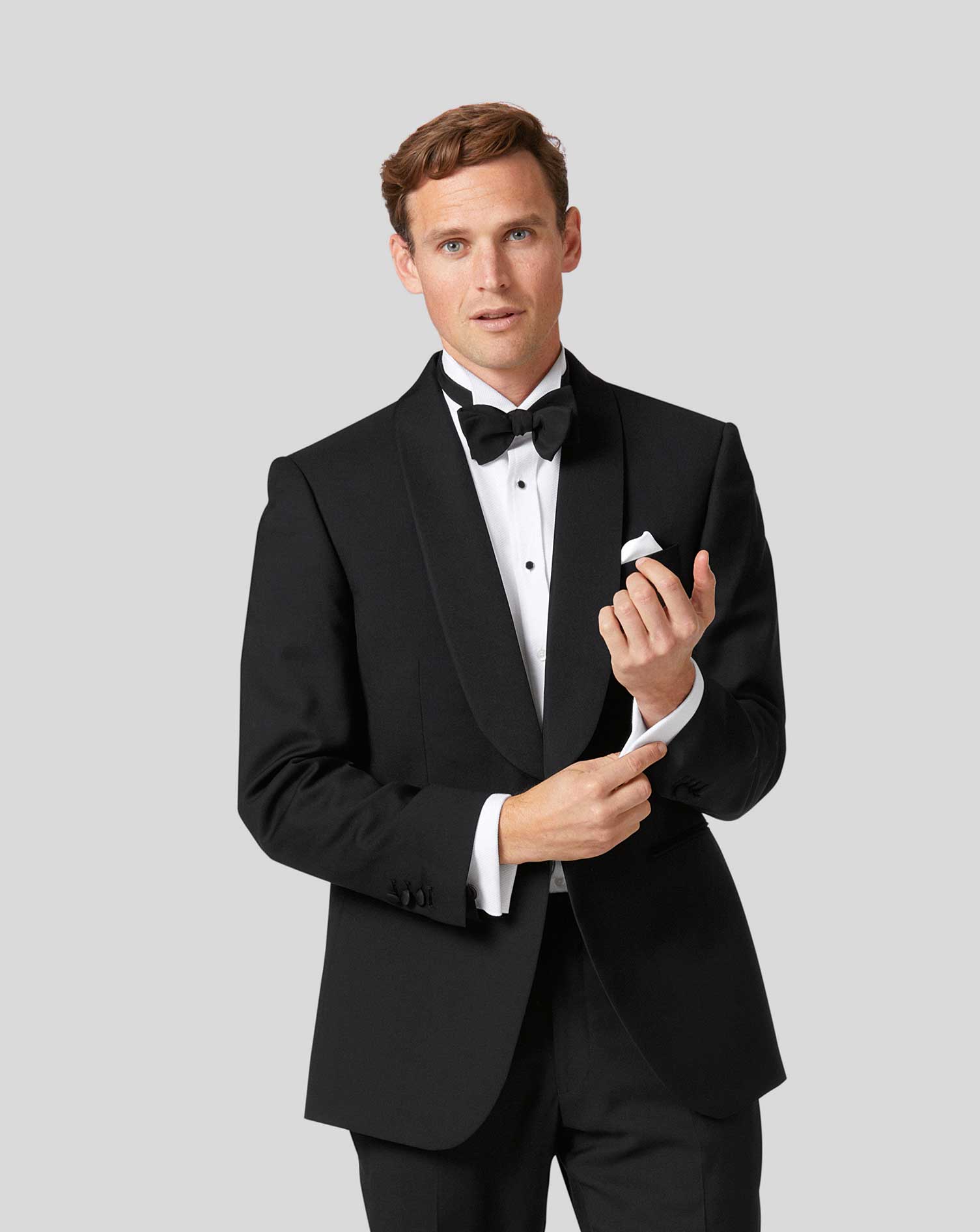 shawl collar tuxedo black