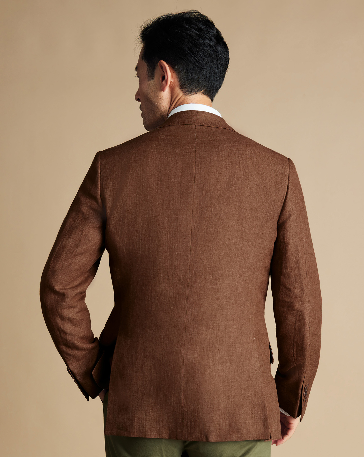 Linen Jacket - Rust