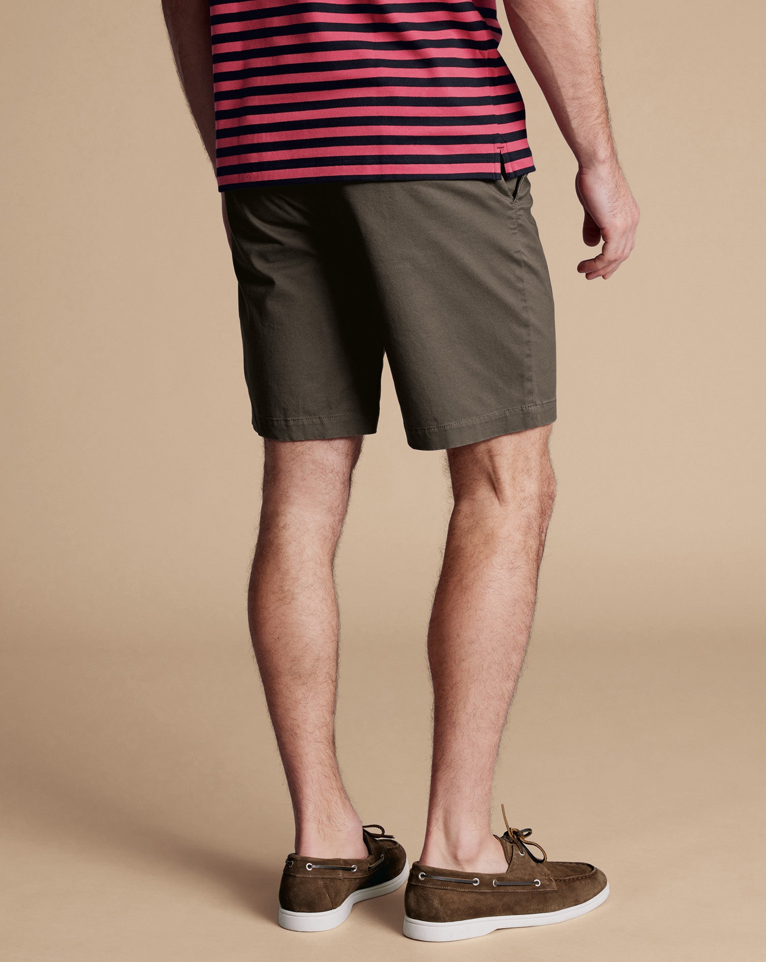 Cotton Shorts - Olive Green