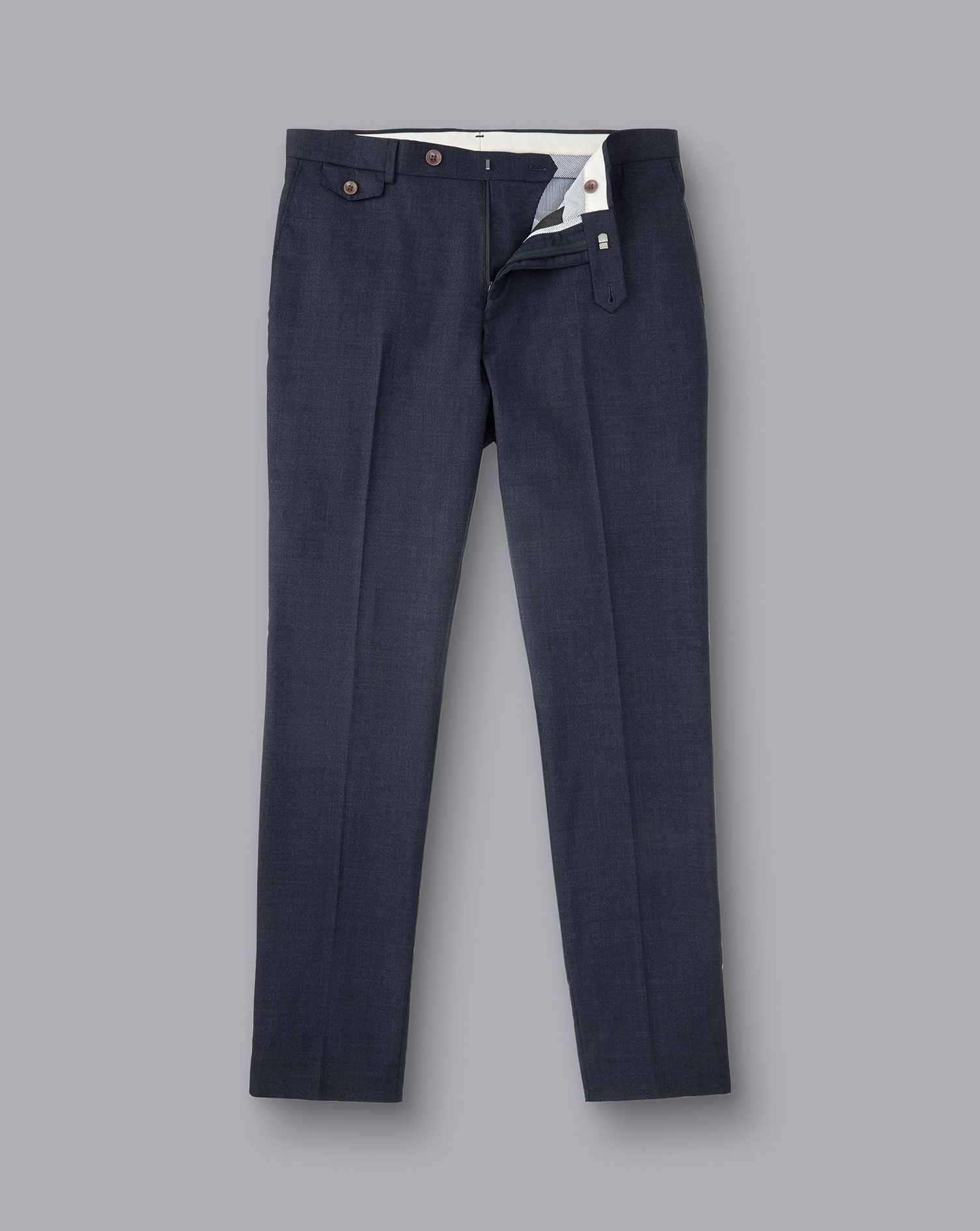 Smart Italian Luxury Trousers - Ink Blue