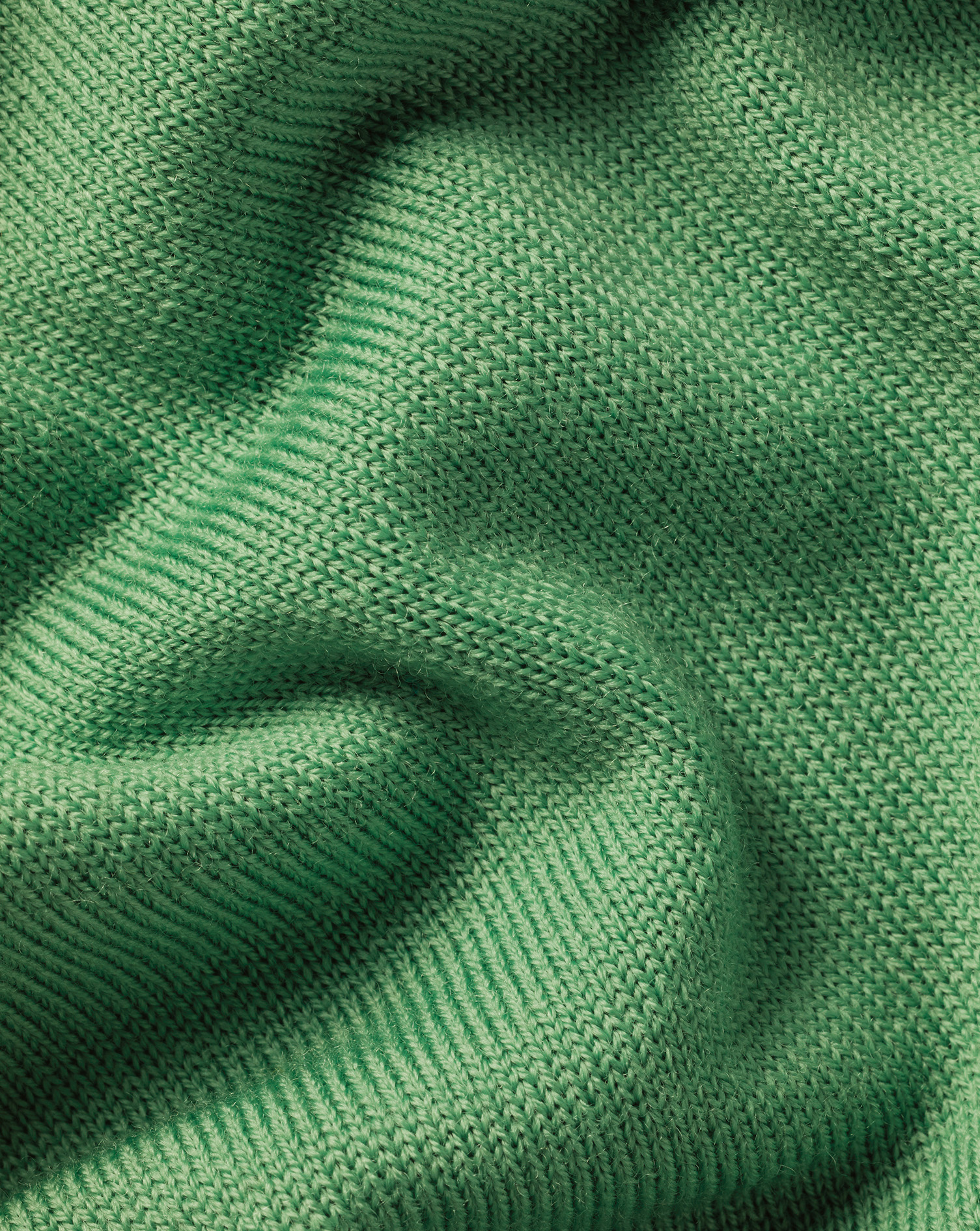 Performance Merino Zip Neck Jumper - Light Green