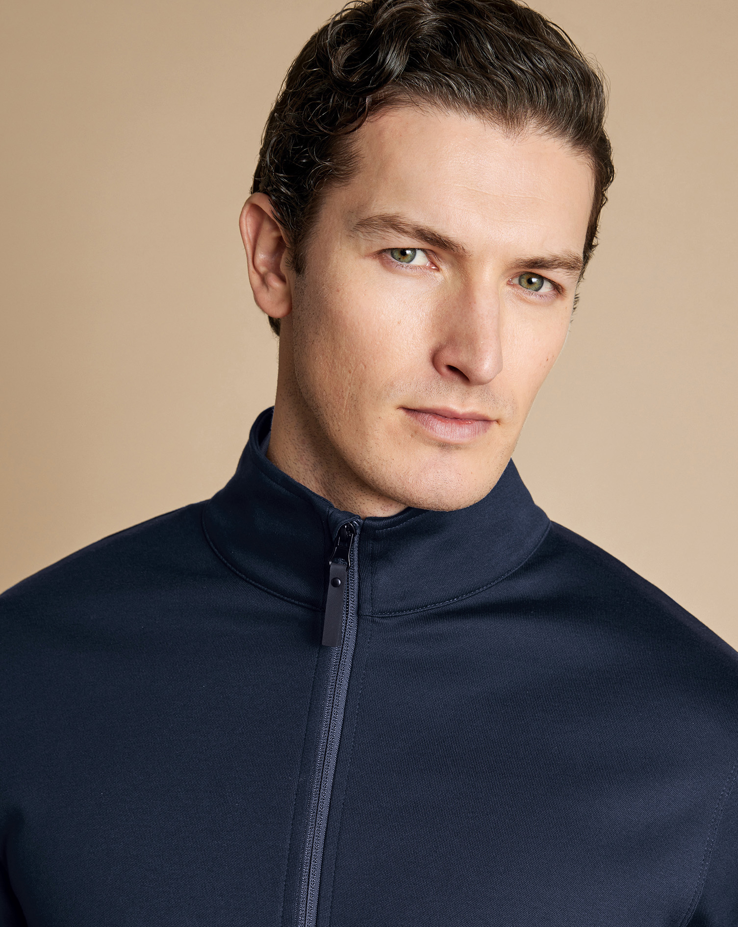 Performance Funnel Neck Jacket - Navy