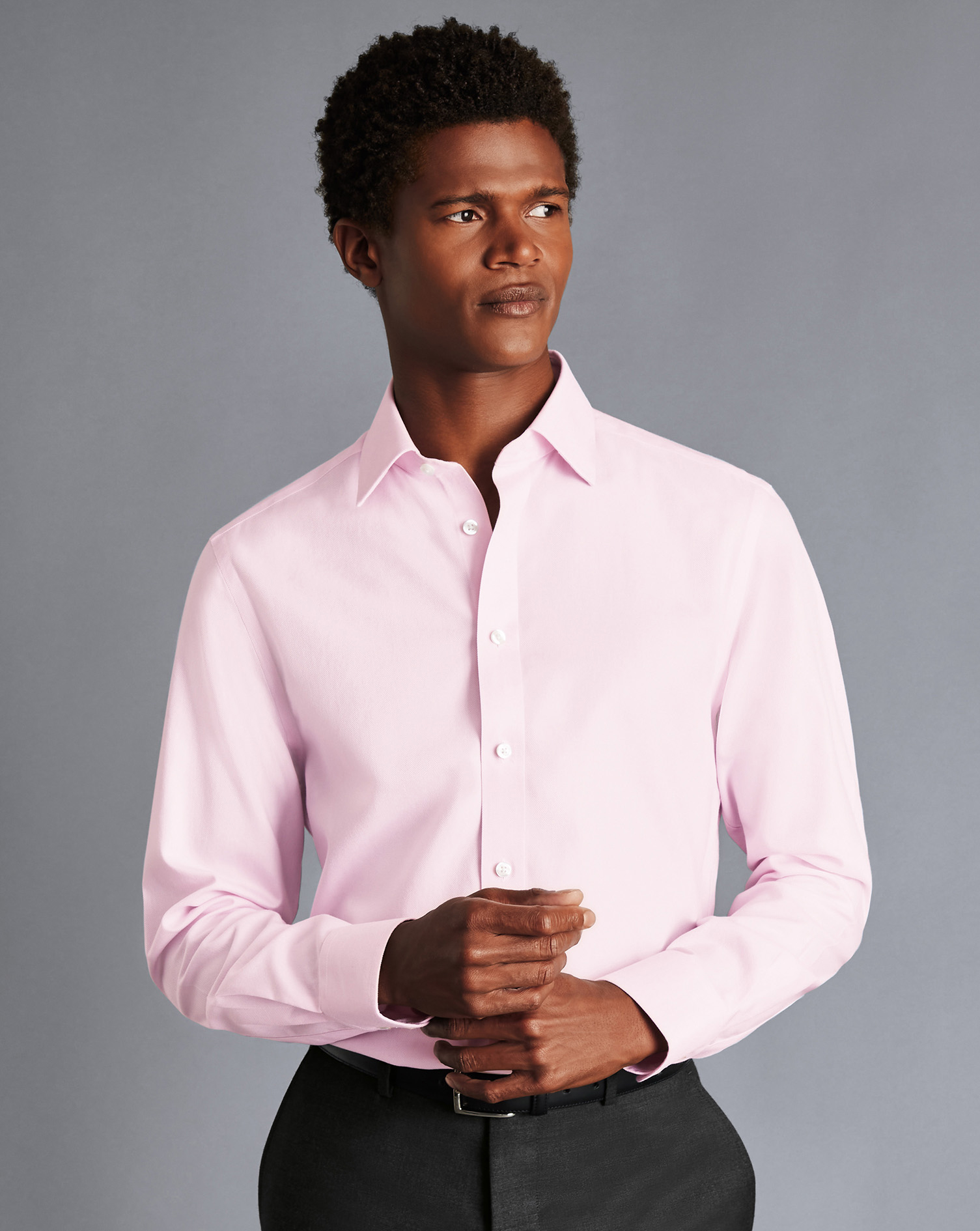 Non-Iron Royal Oxford Shirt - Light Pink