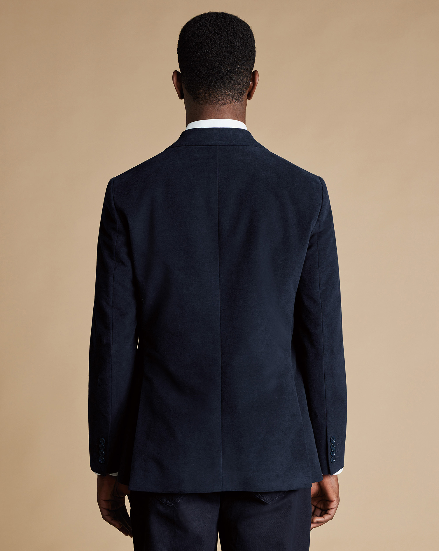 Italian Moleskin Jacket  - Navy