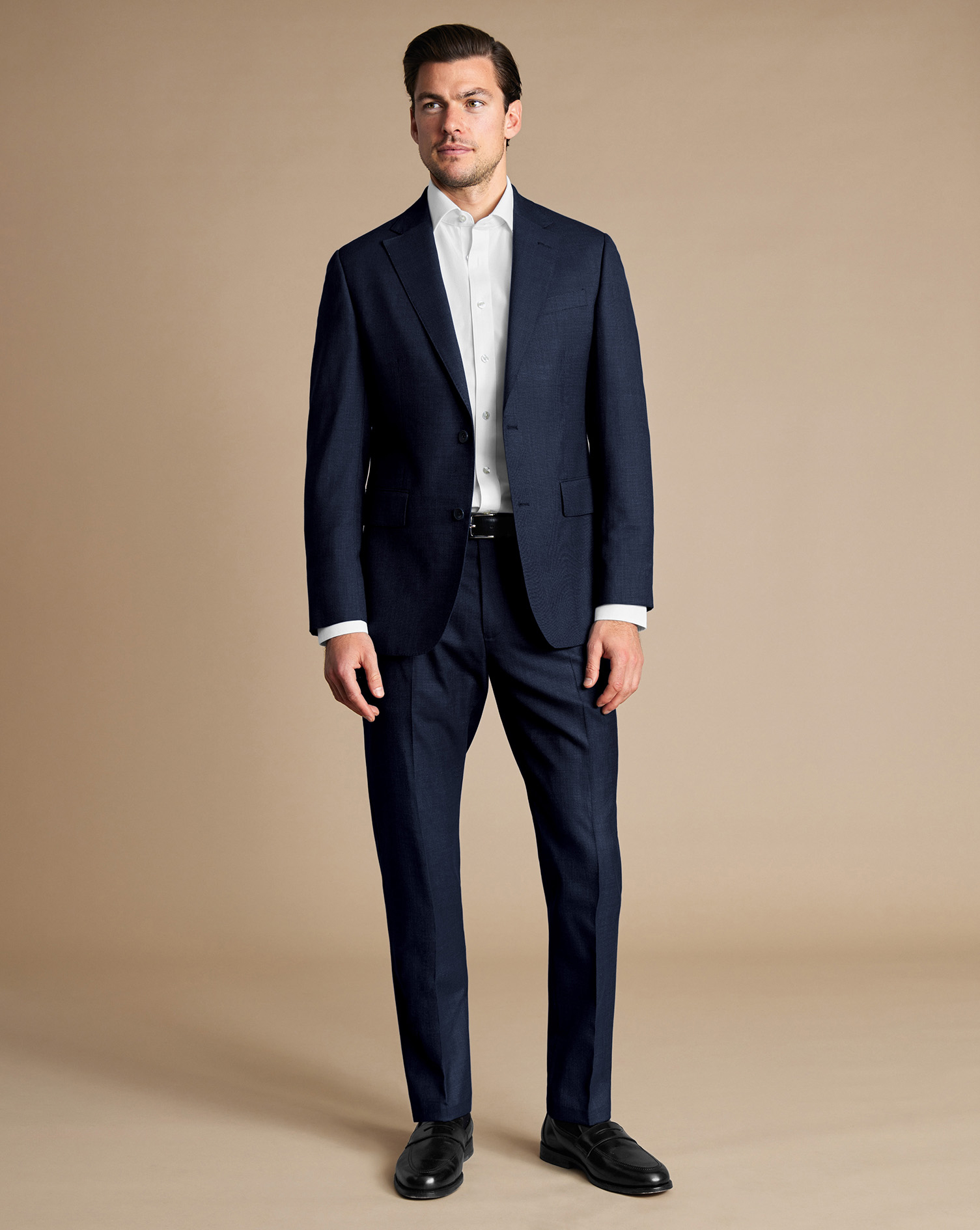 Ultimate Performance End-on-End Suit Jacket - Navy