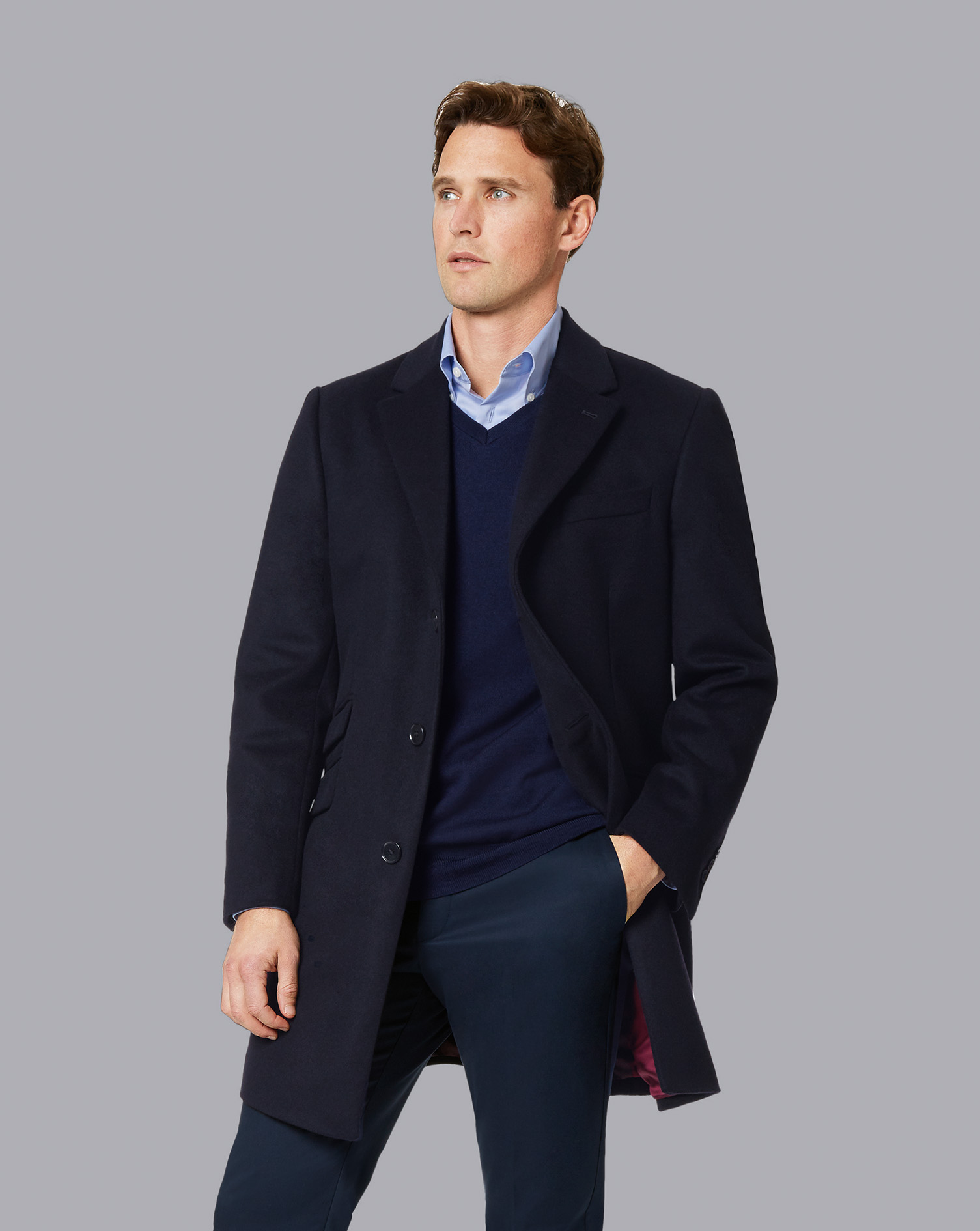 epsom coat navy