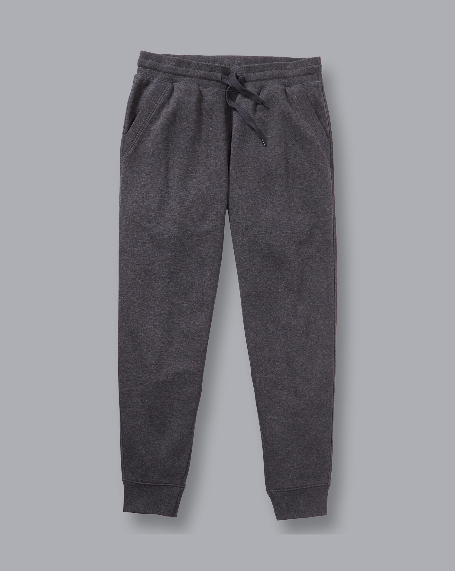 Jersey Joggers - Dark Grey Melange