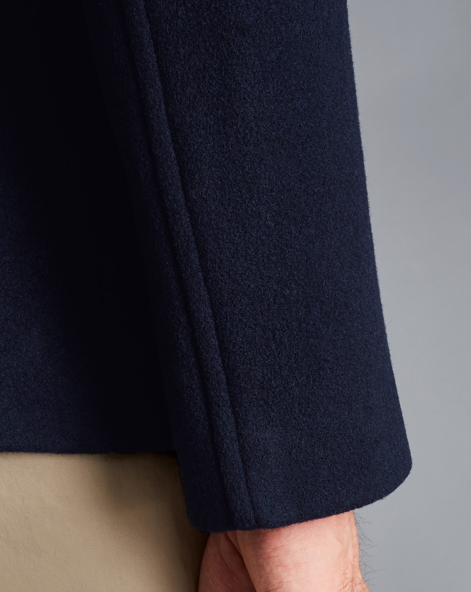 Wool Peacoat - Navy