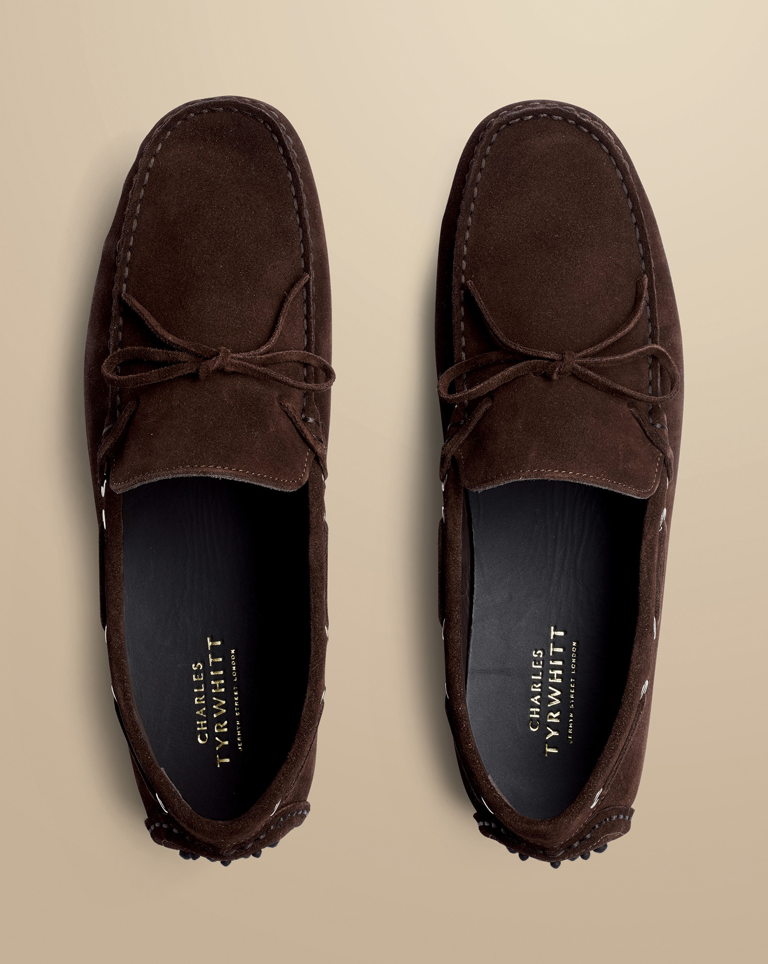 Suede Driving Loafer - Dark Chocolate