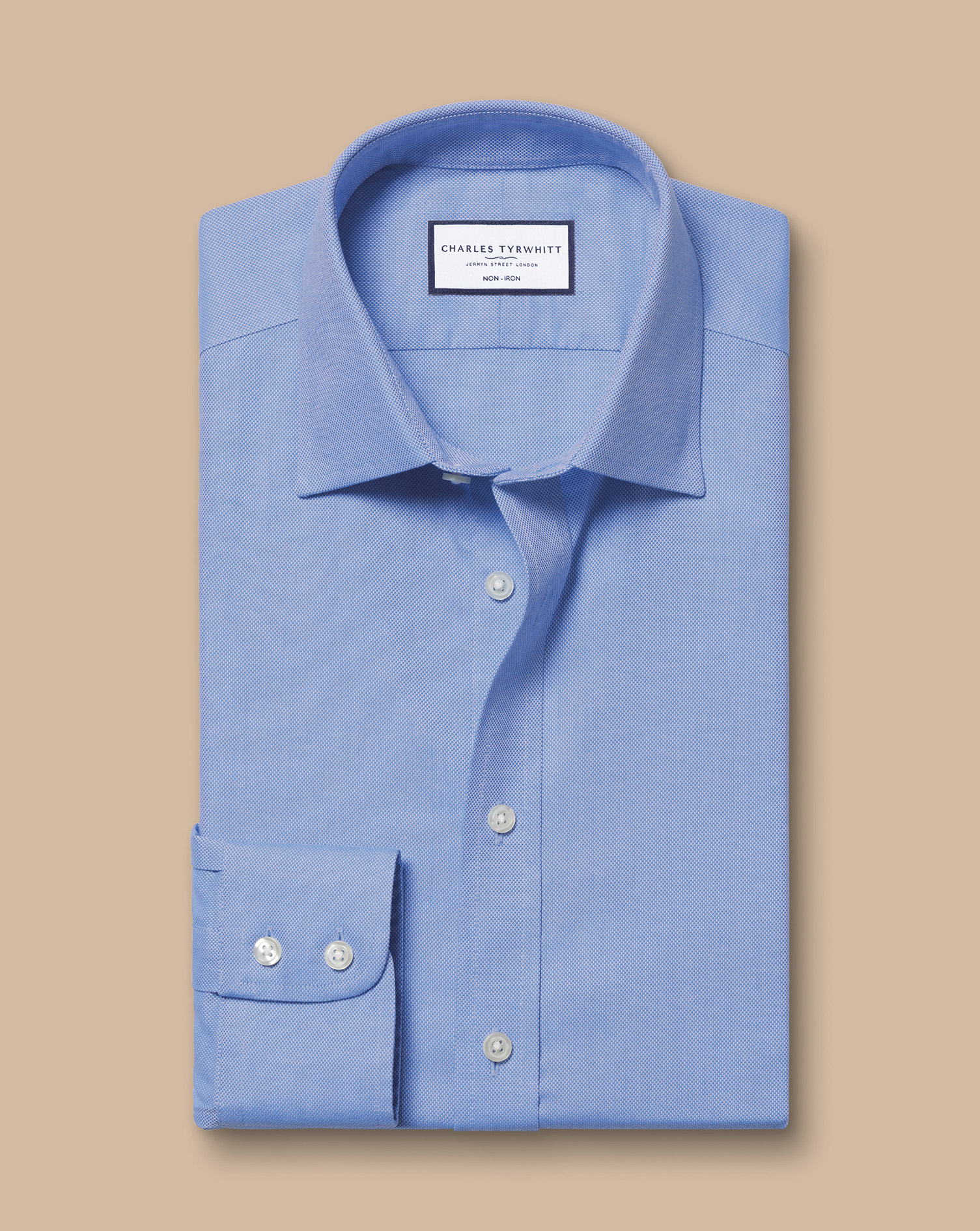 Non-Iron Royal Oxford Shirt - Ocean Blue