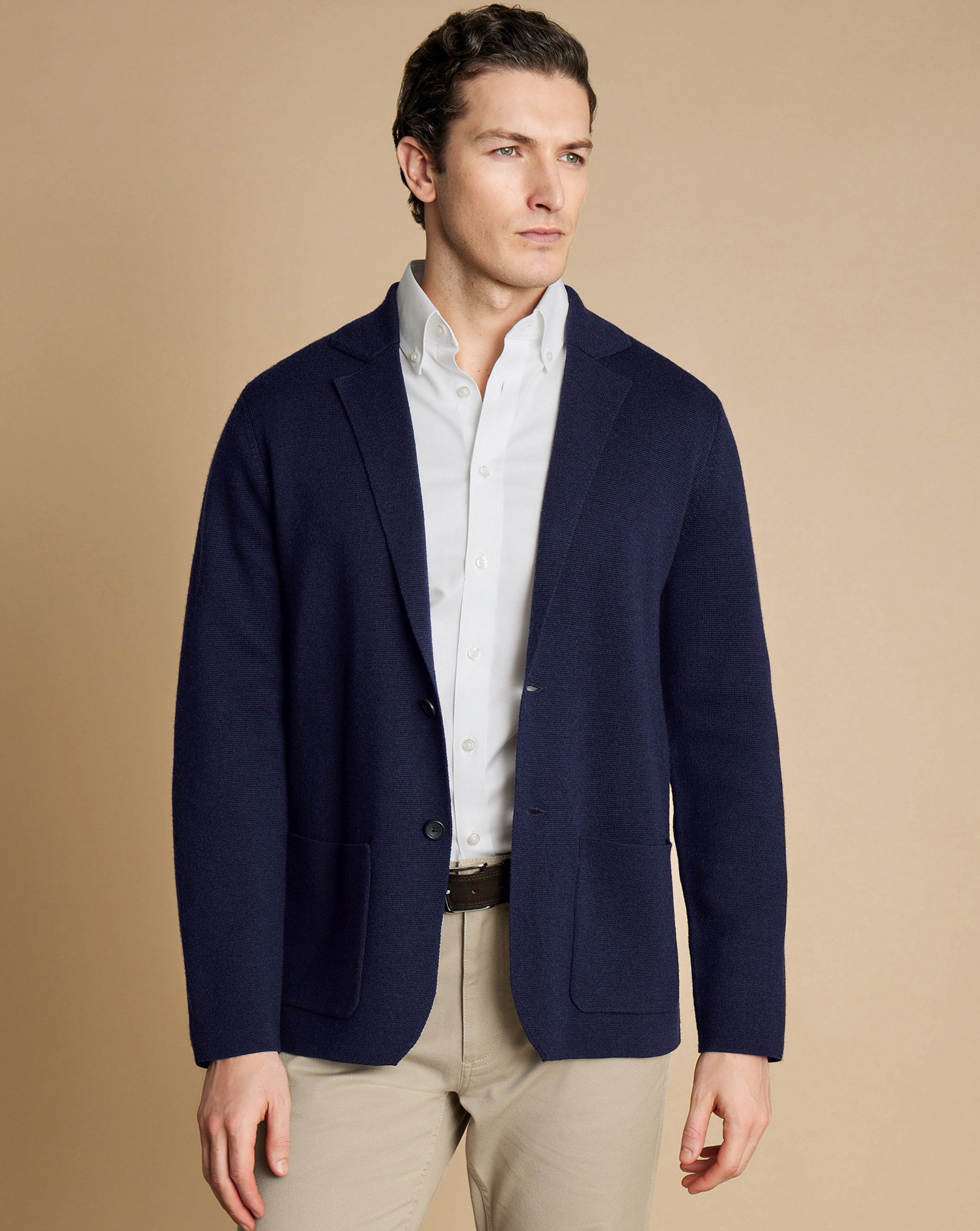 Merino Blazer - Navy