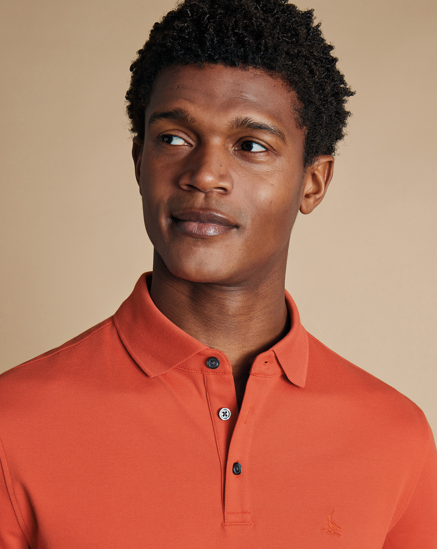 Tyrwhitt Pique Polo - Orange