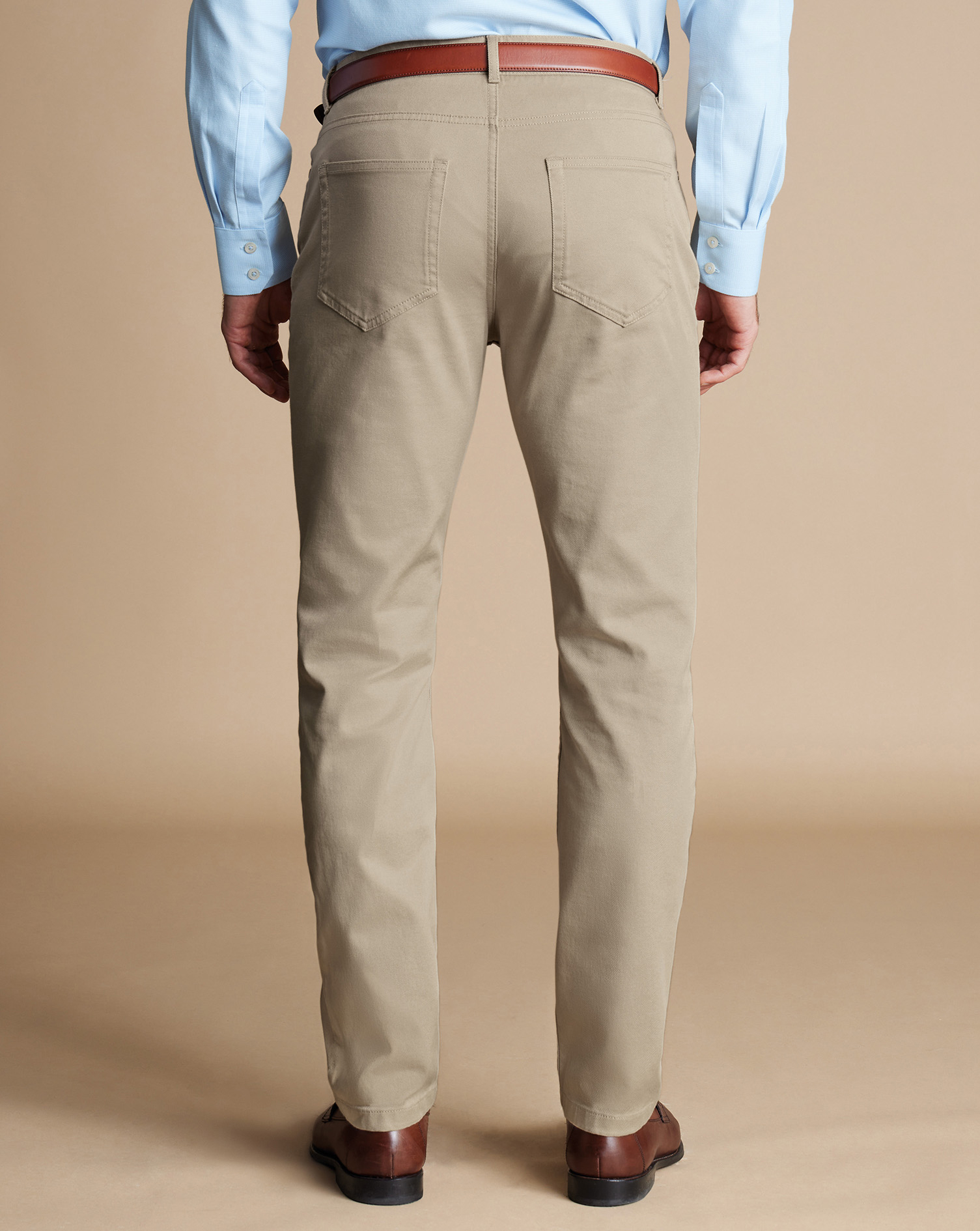 Twill 5 Pocket Jeans - Stone