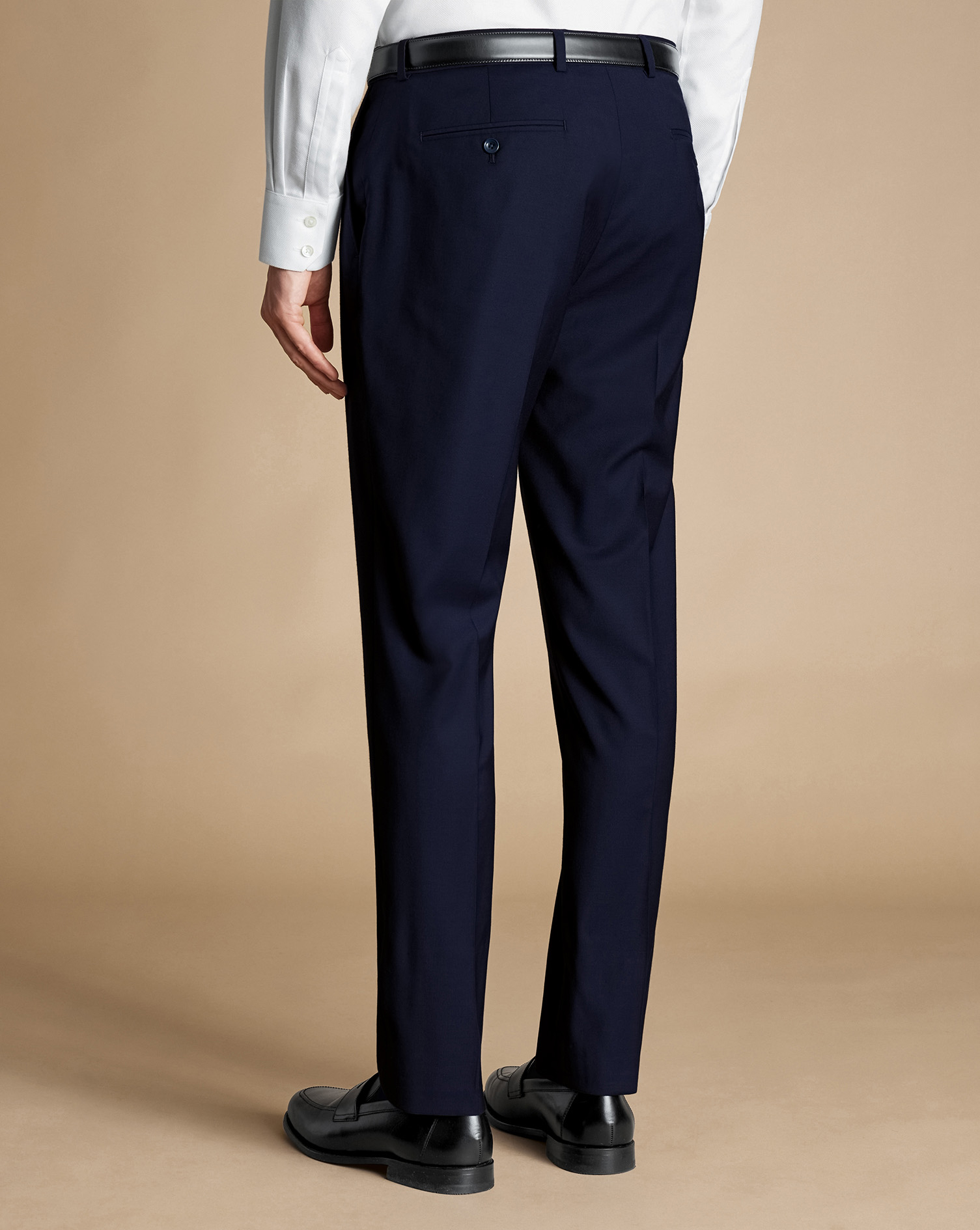 Italian Suit Trousers - Dark Navy