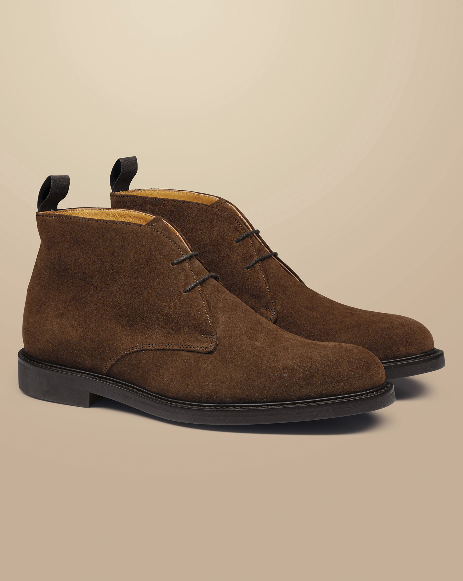 Suede Chukka Boots - Light Brown