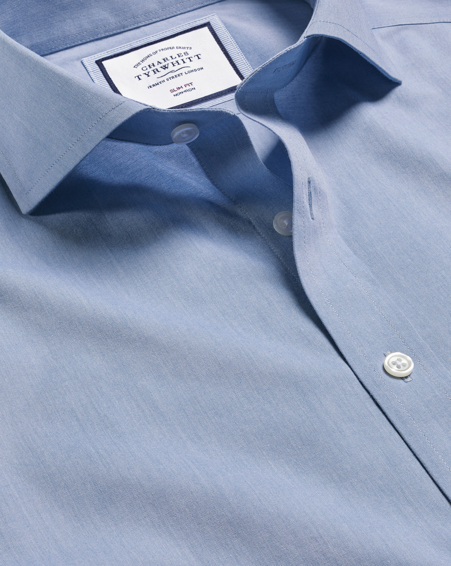 Louis Vuitton - Cotton Poplin Self-tie Shirt - Blue - Men - Size: 36 - Luxury