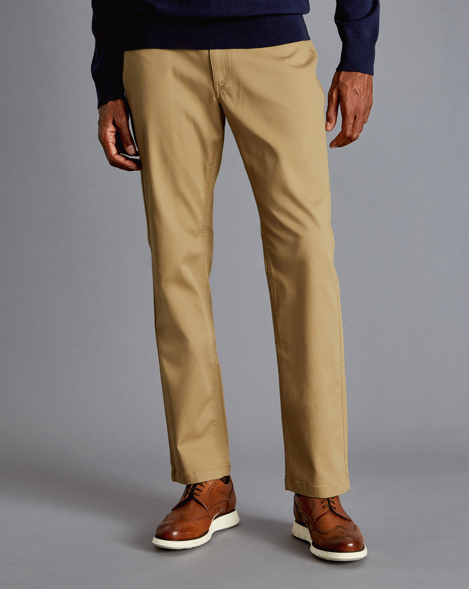 Loose Fit 5-pocket trousers - Black - Men | H&M IN