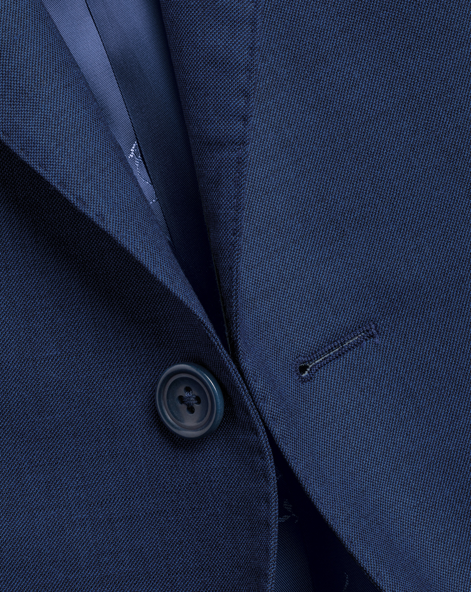 Ultimate Performance Sharkskin Suit Jacket  - Ink Blue