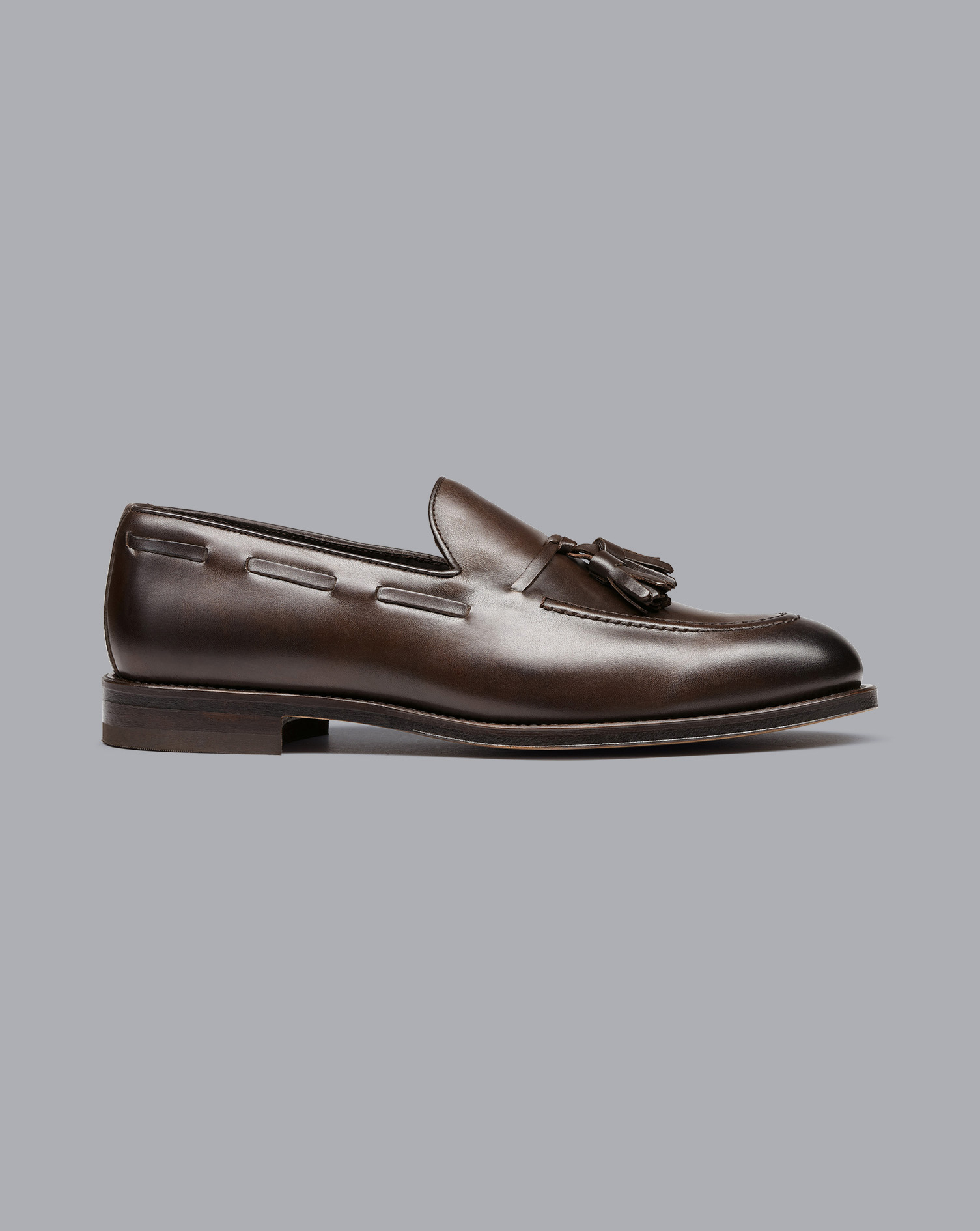Charles Tyrwhitt Leather Tassel Loafers In Brown