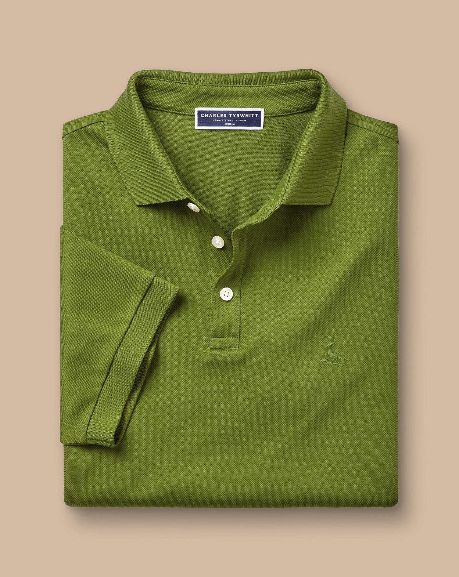 Tyrwhitt Pique Polo - Bright Green