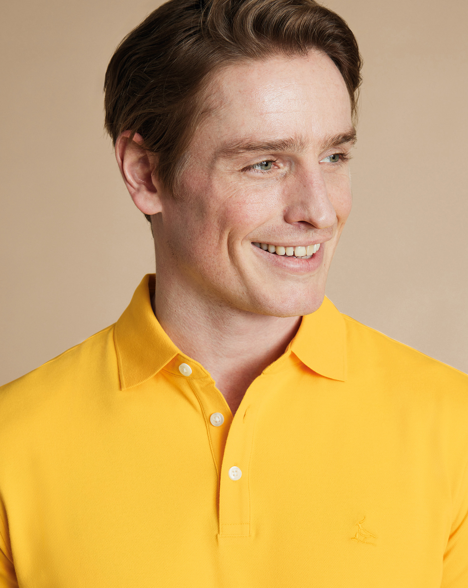 Tyrwhitt Pique Polo - Yellow