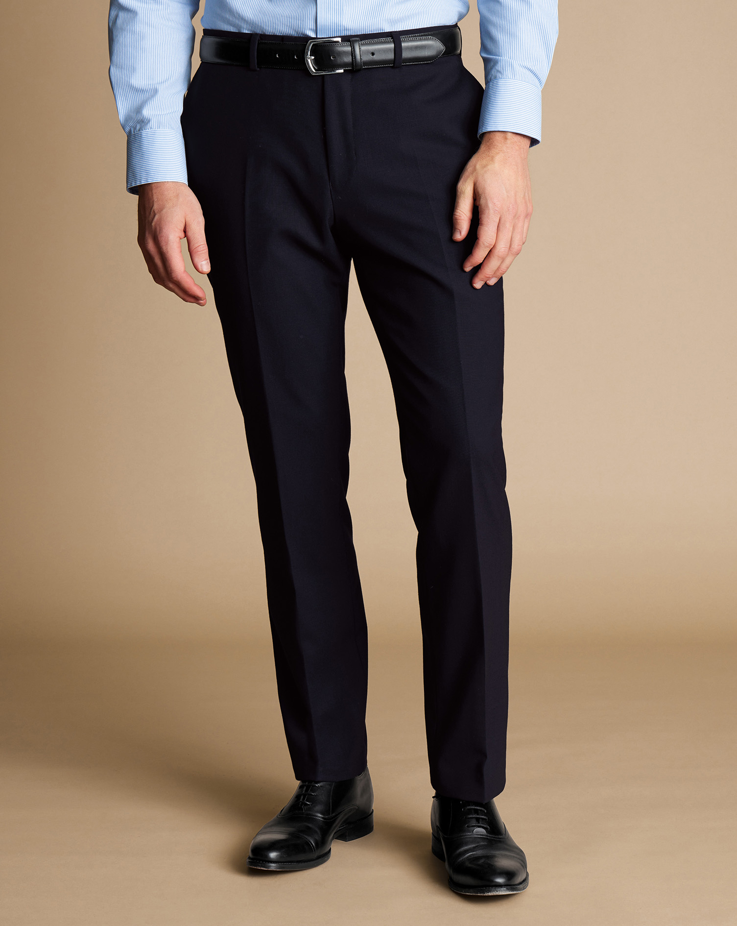 Charles Tyrwhitt Ultimate Performance Suit Trousers In Blue