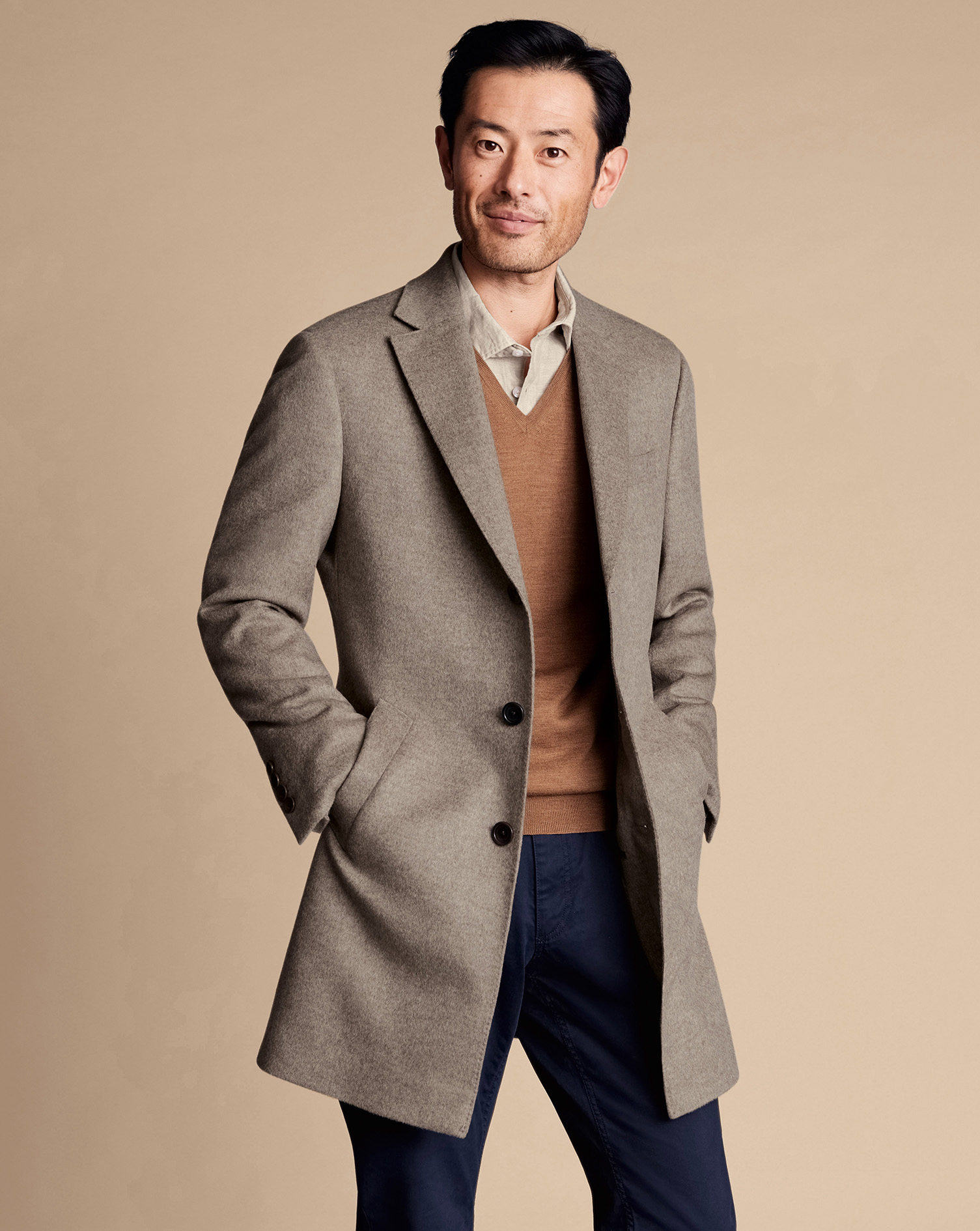 Wool Overcoat - Oatmeal