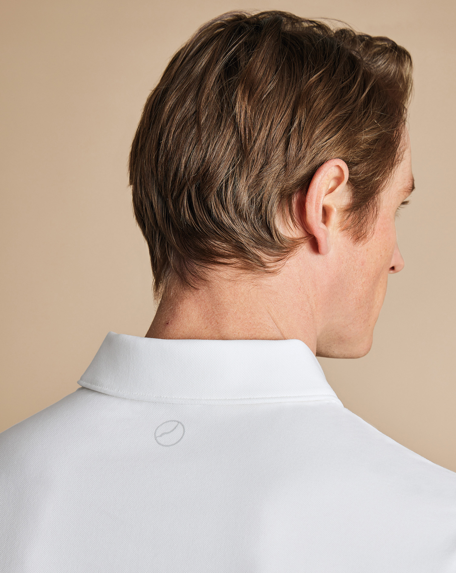 Performance Zip Neck Polo - White