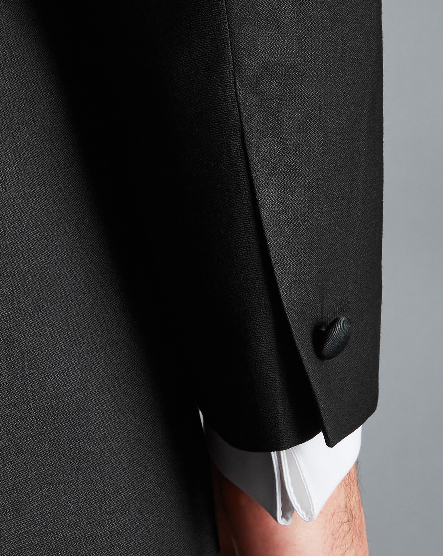 Peak Lapel Dinner Suit - Black 