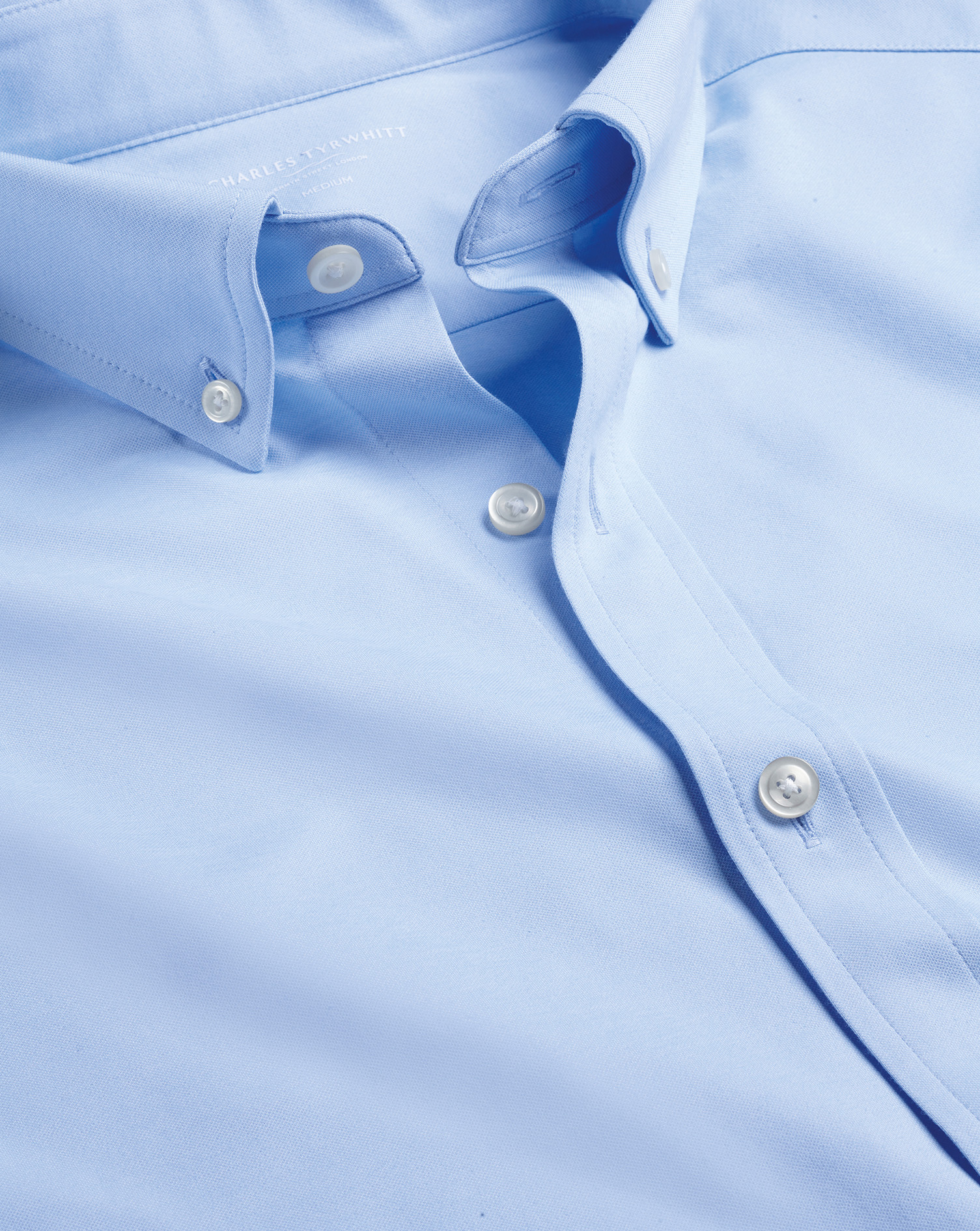 4-Way Stretch Jersey Shirt - Sky Blue