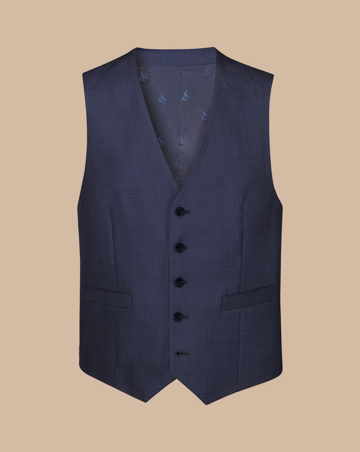 Ultimate Performance End-On-End Suit Waistcoat - Indigo Blue