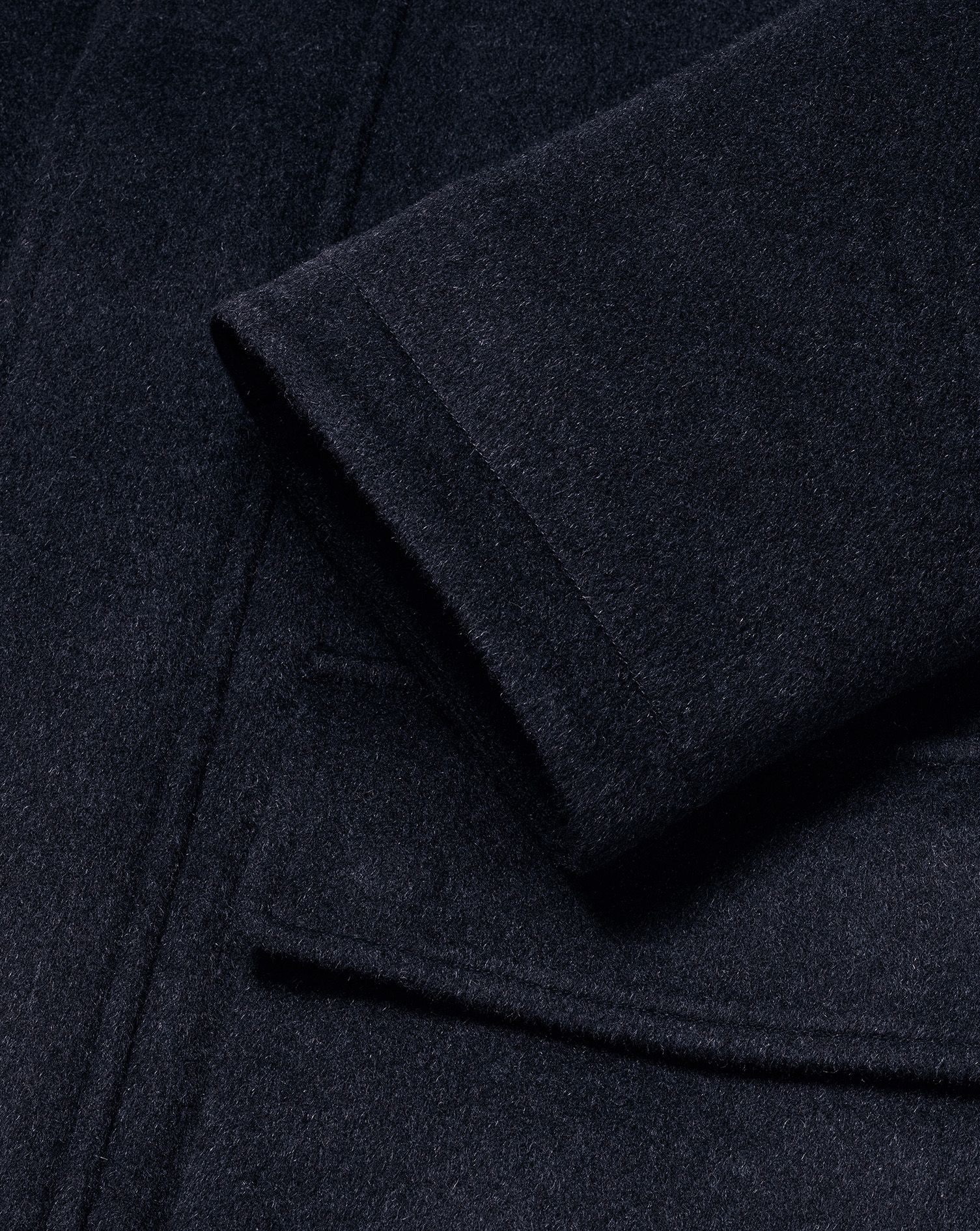 Wool City Coat - Navy